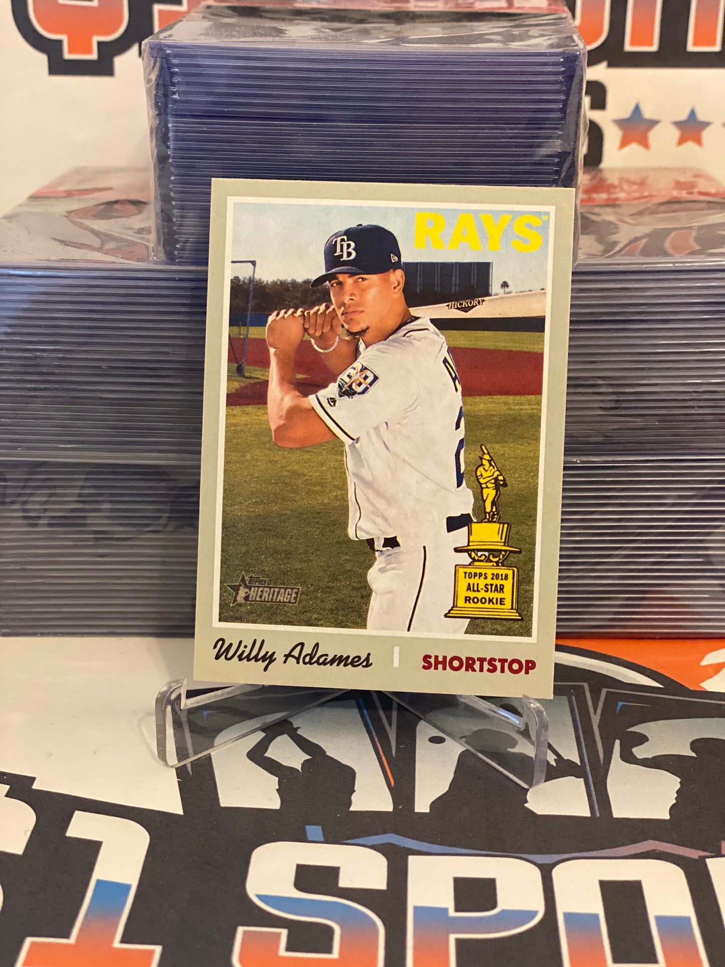 2019 Topps Heritage (Rookie Cup) Willie Adames #211