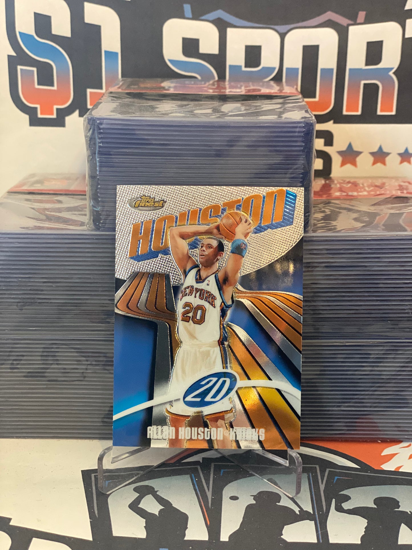 2003 Topps Finest Allan Houston #20