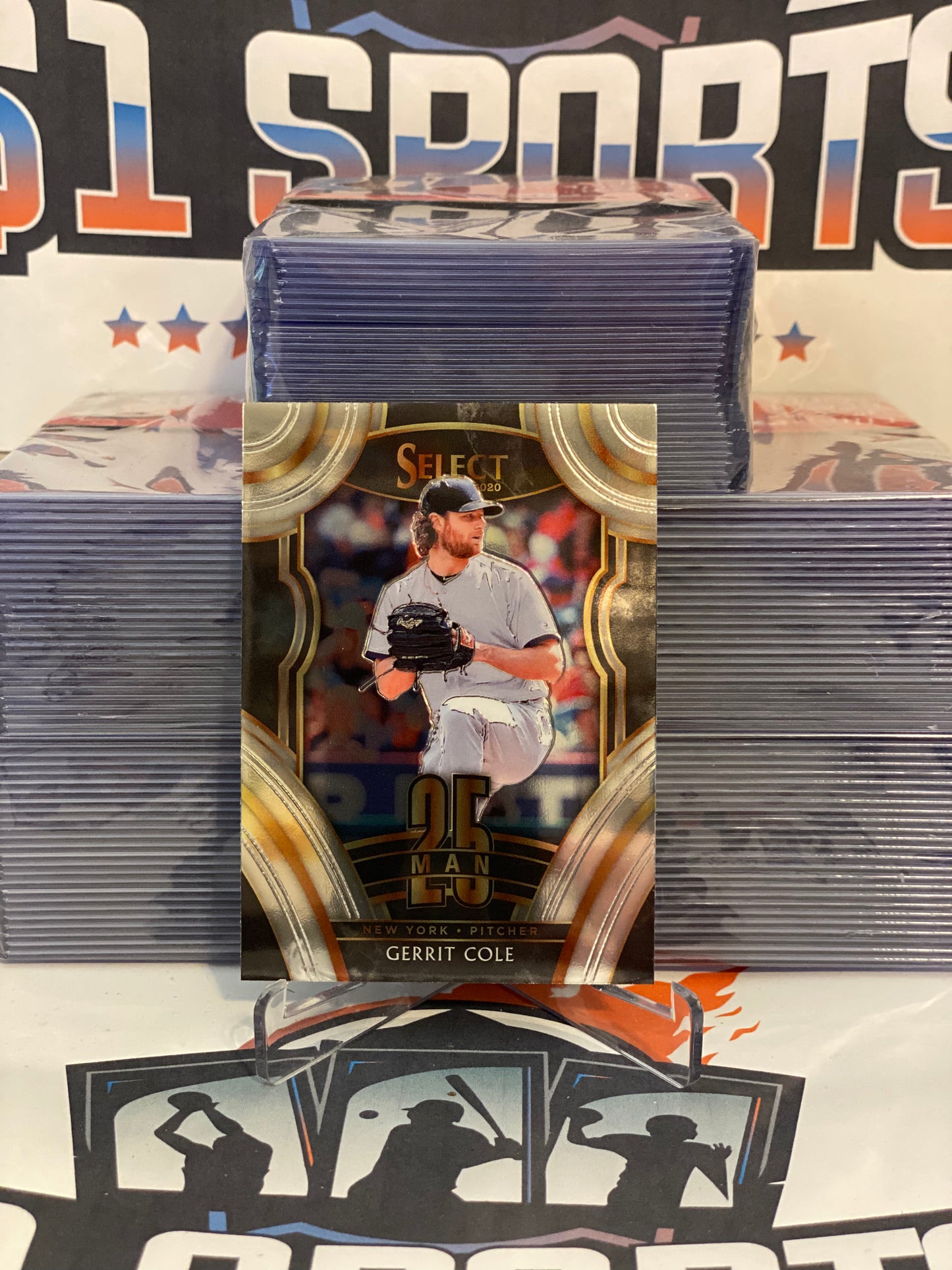 2020 Panini Select (25 Man) Gerrit Cole #25M-S3