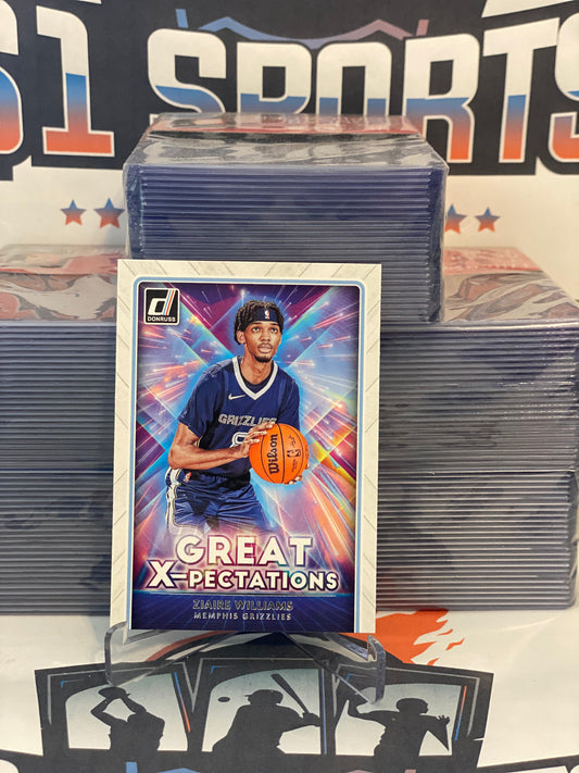 2021 Donruss (Great X-Pectations) Ziaire Williams Rookie #6