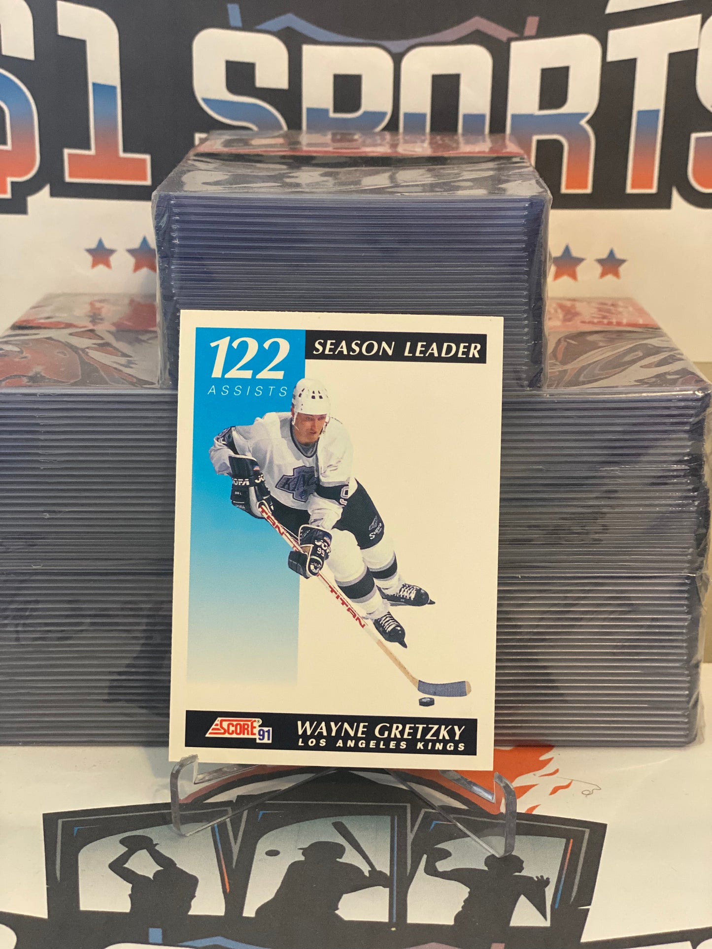 1991 Score (Season Leaders - Assists) Wayne Gretzky #295