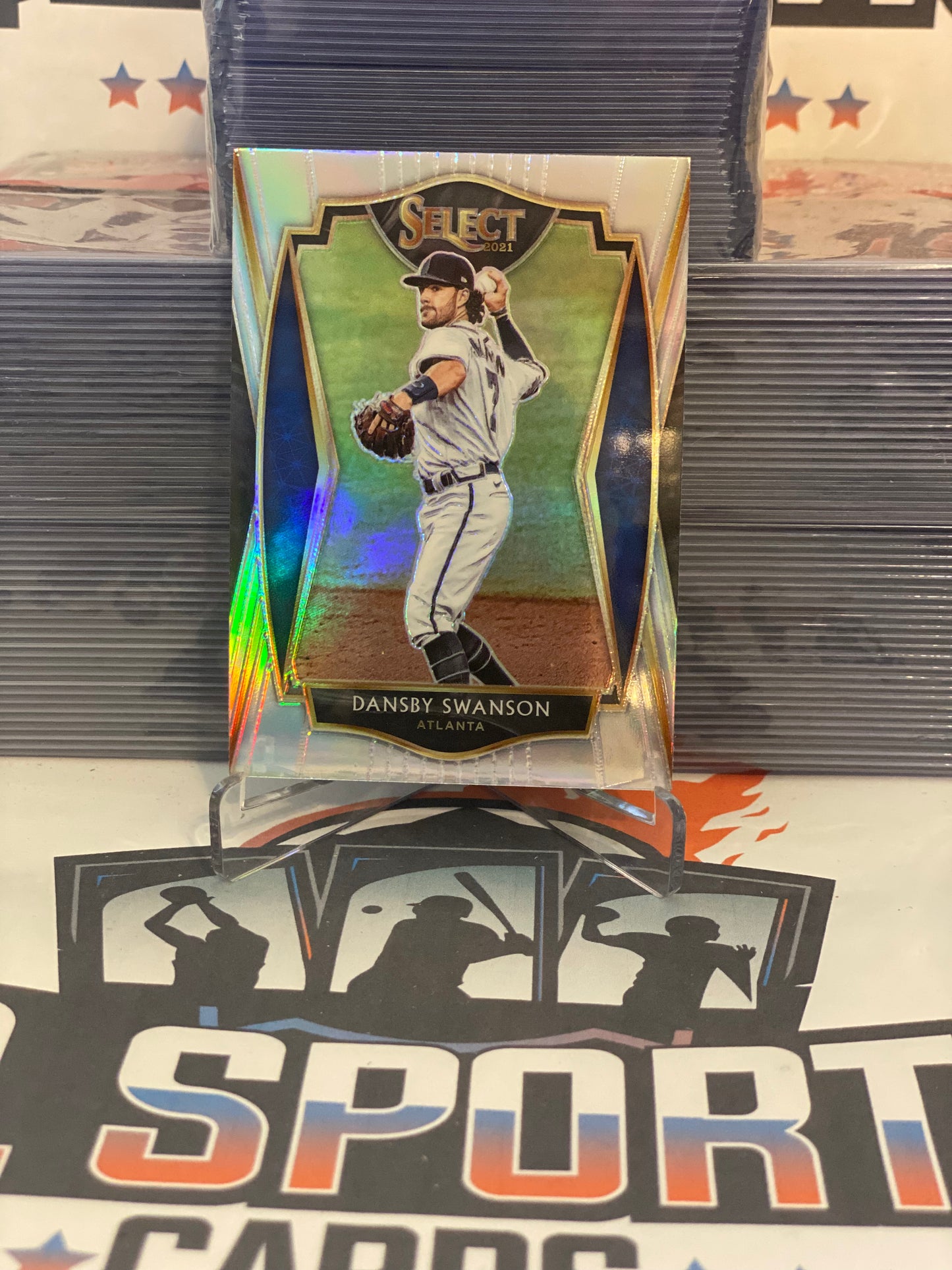 2021 Panini Select (Silver Prizm, Premier Level) Dansby Swanson #109