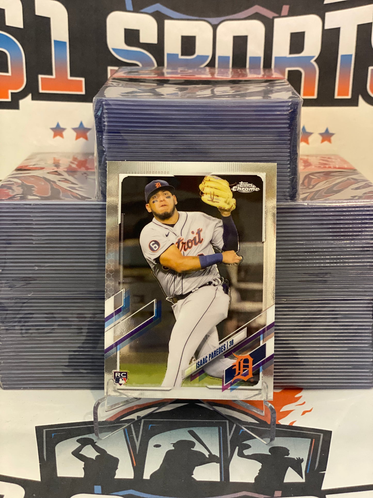 2021 Topps Chrome Isaac Paredes Rookie #66