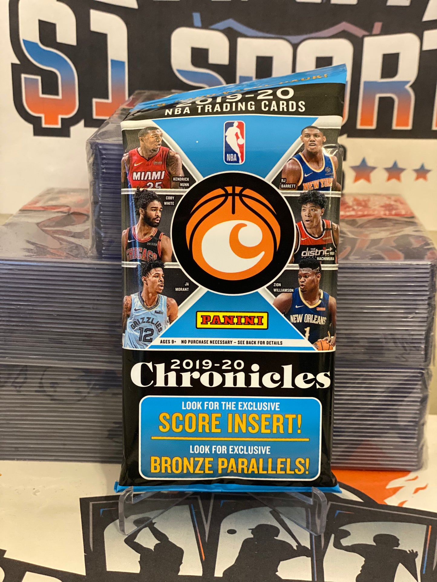 2019-20 Panini Chronicles NBA Basketball Retail Hanger Pack