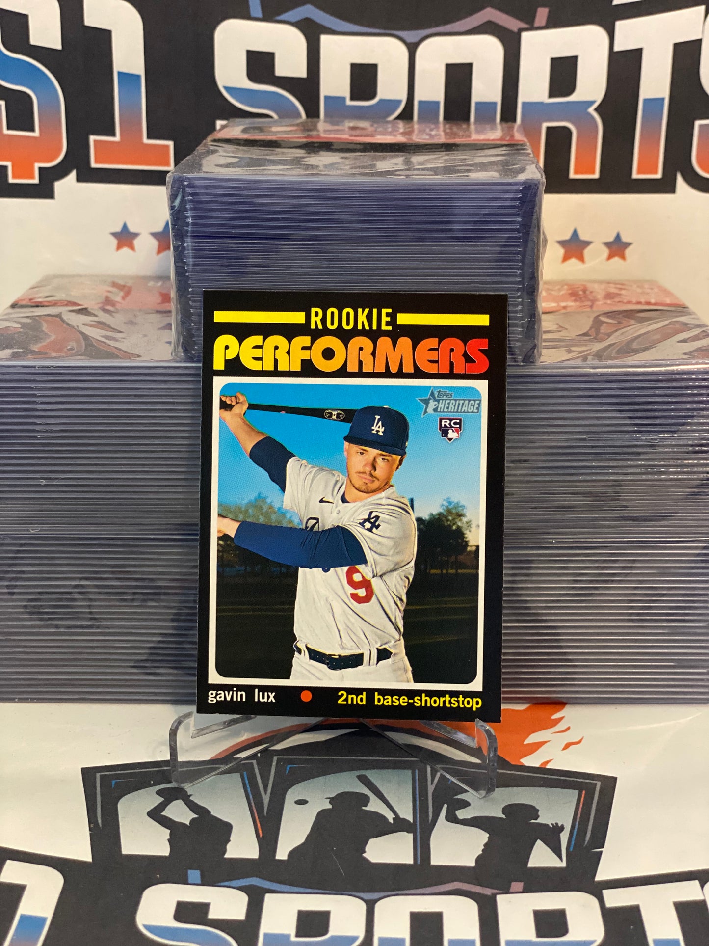 2020 Topps Heritage (Rookie Performers) Gavin Lux #RP-11