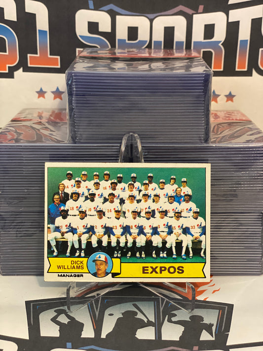 1979 Topps (Montreal Expos Team Checklist) Gary Carter, Andre Dawson, Tony Perez #606