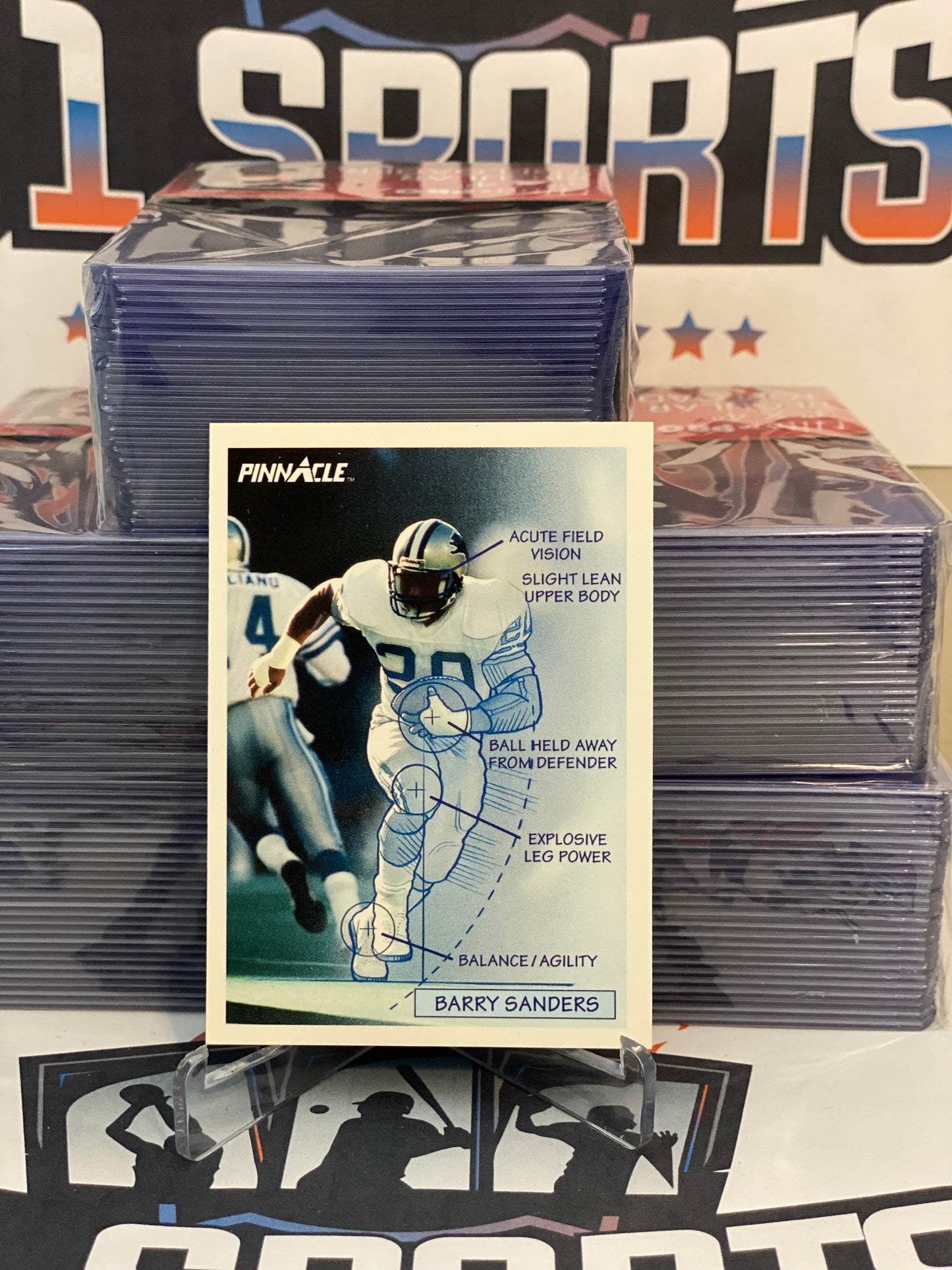 1991 Pinnacle (Tech) Barry Sanders #358
