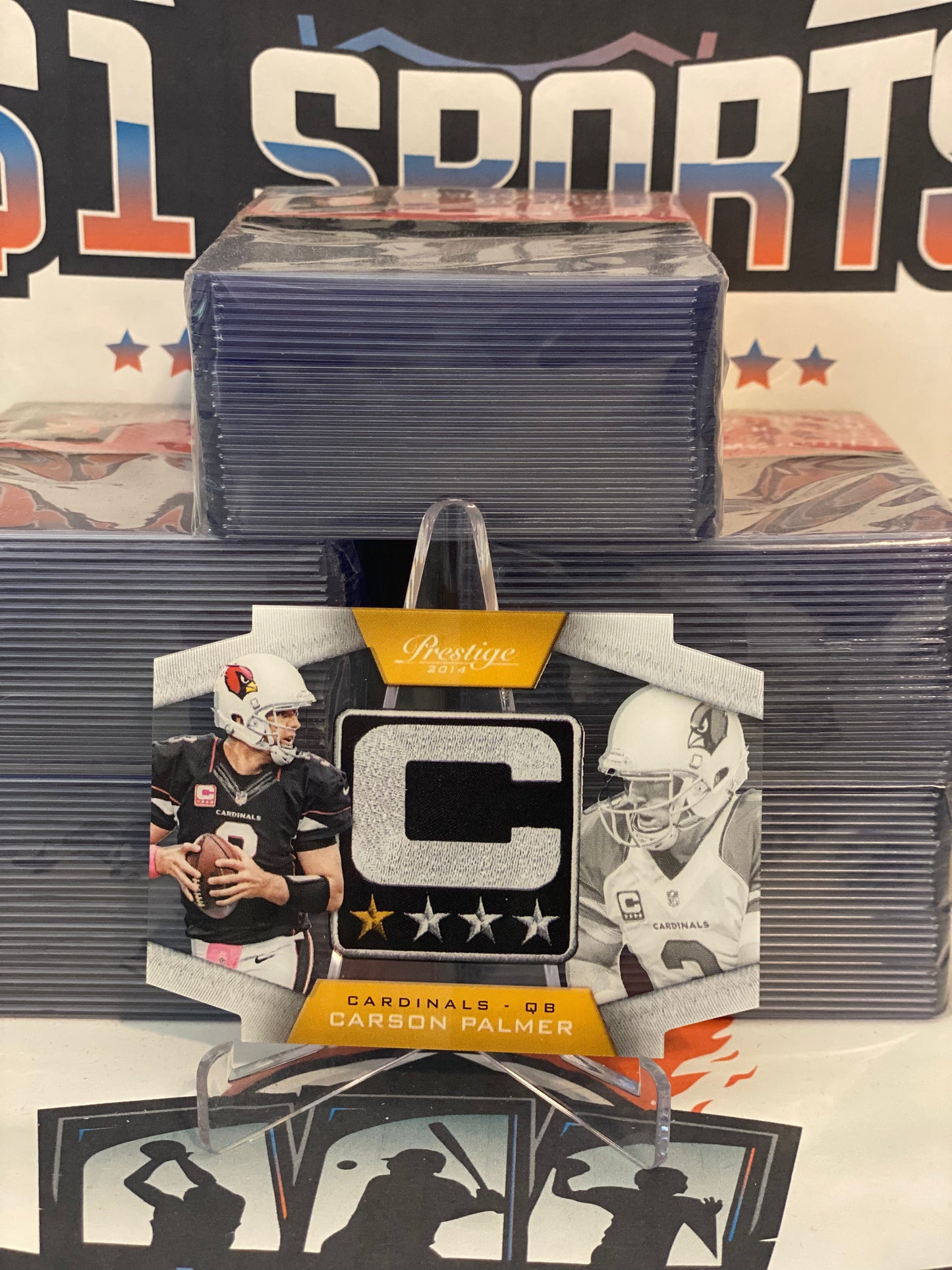 2014 Panini Prestige (Captains) Carson Palmer #1