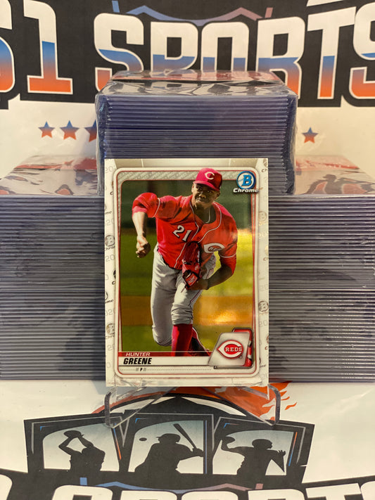 2020 Bowman Chrome Hunter Greene #BCP-47