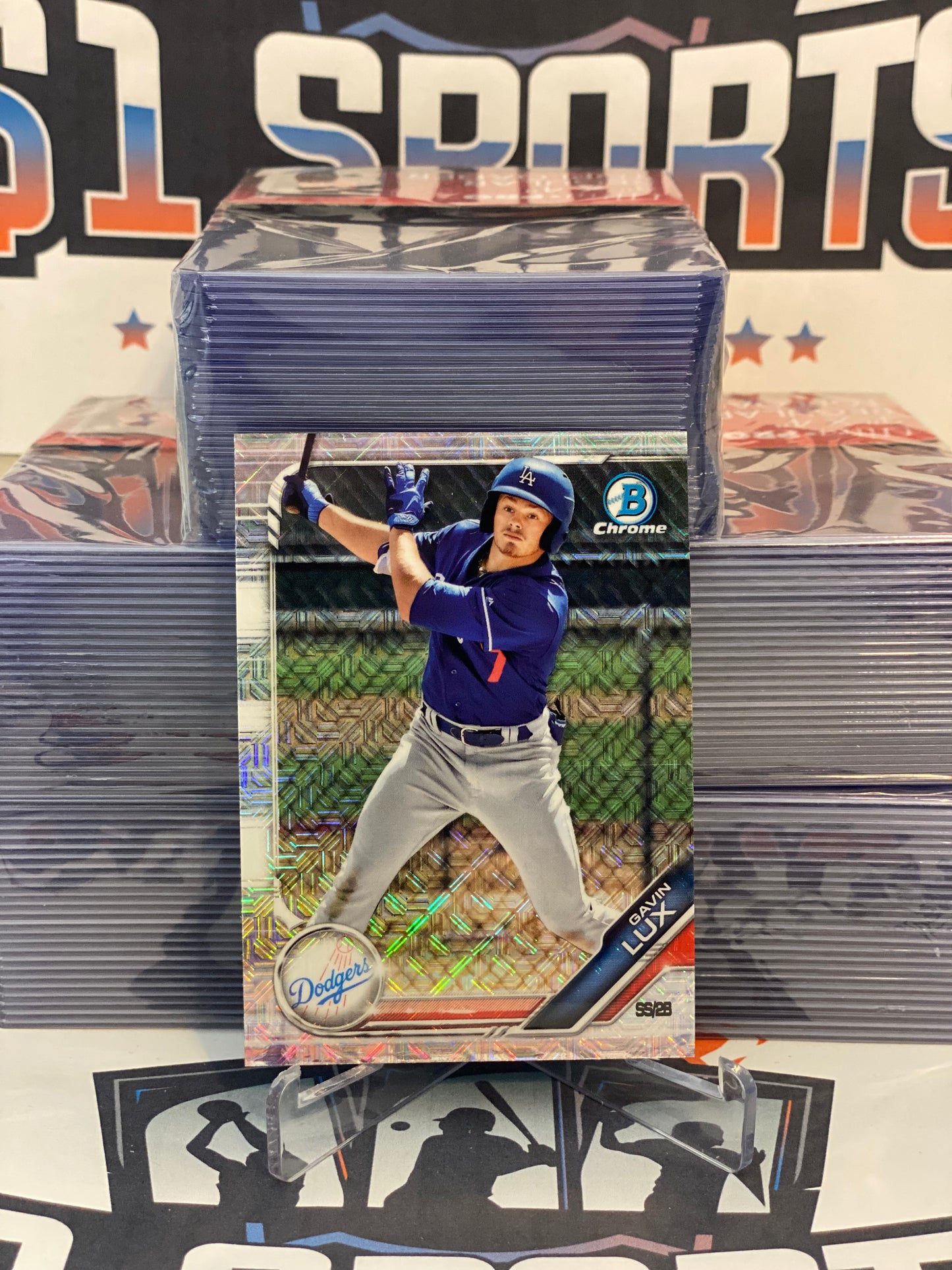 2019 Bowman Chrome (Mega Refractor) Gavin Lux #BCP-130