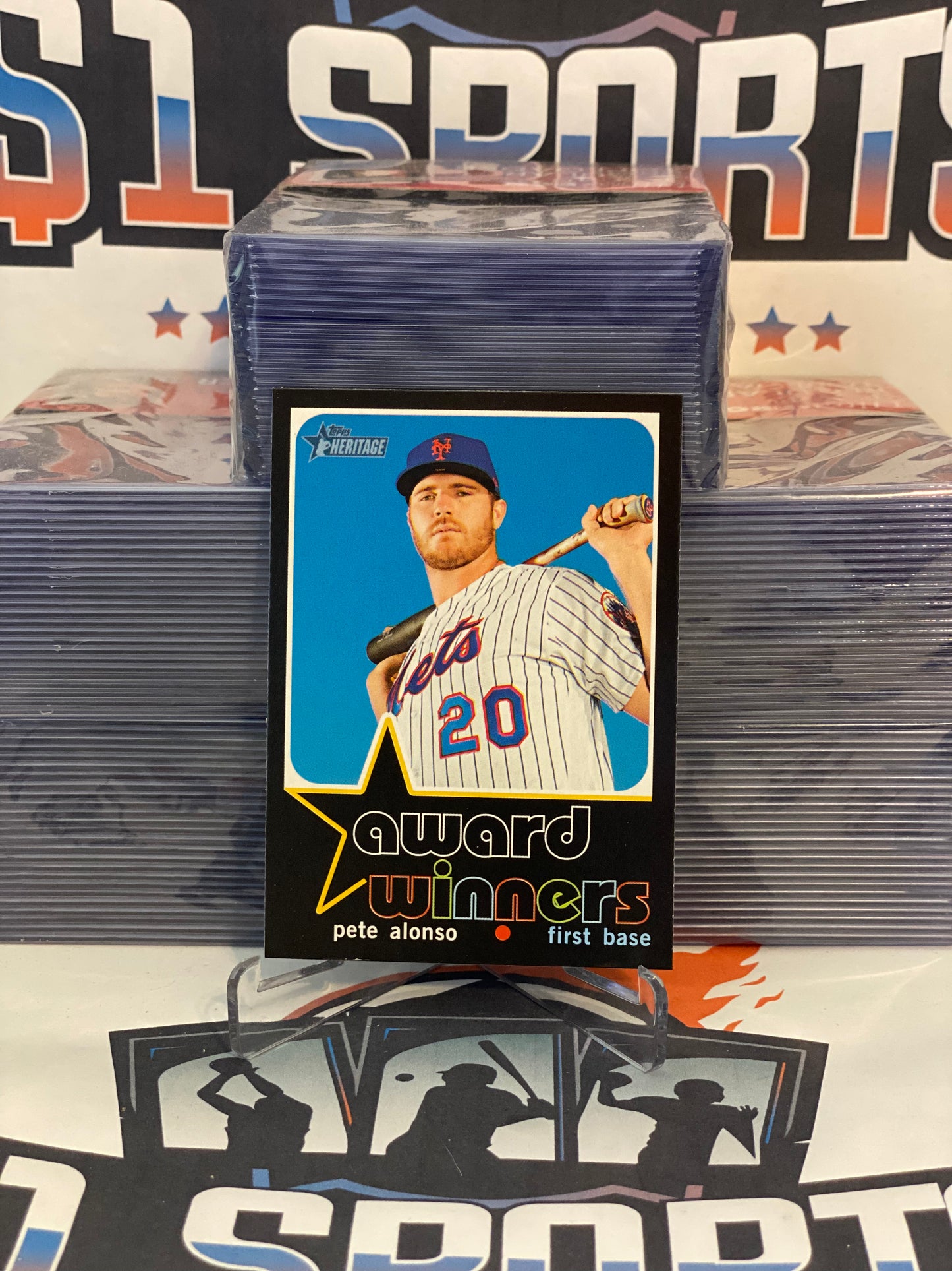 2020 Topps Heritage (Award Winners) Pete Alonso #AW-6