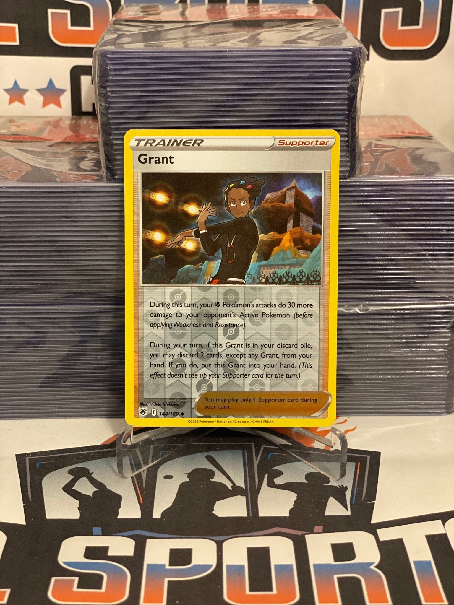 Pokemon TCG: Astral Radiance - Grant (Holo, Uncommon) #144  $1 Sports Cards