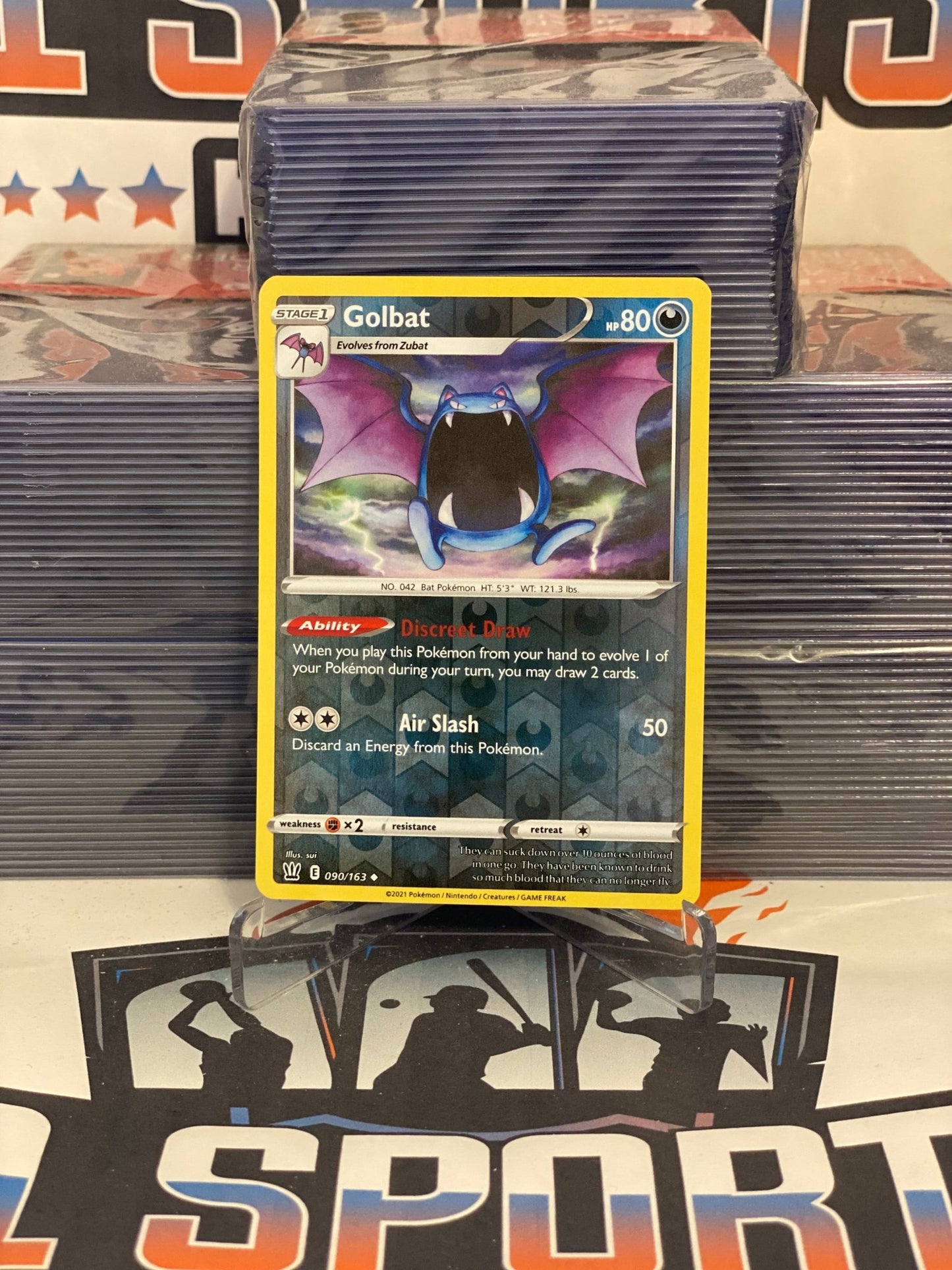 Pokemon TCG: Battle Styles - Golbat (Holo, Uncommon) #90