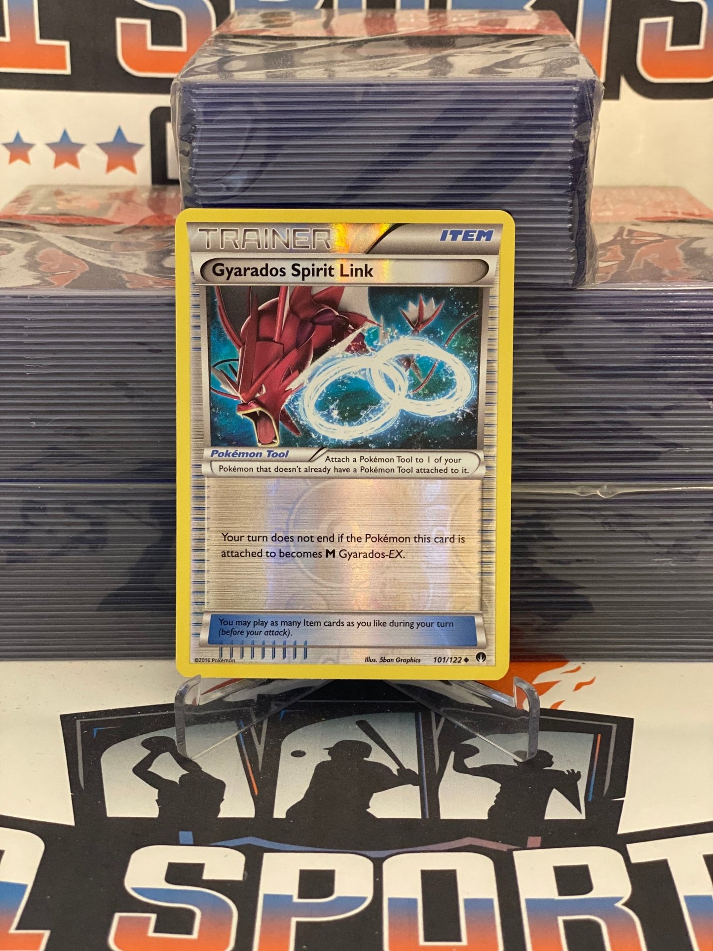 Pokemon TCG: Breakpoint - Gyarados Spirit Link (Holo, Uncommon) #101