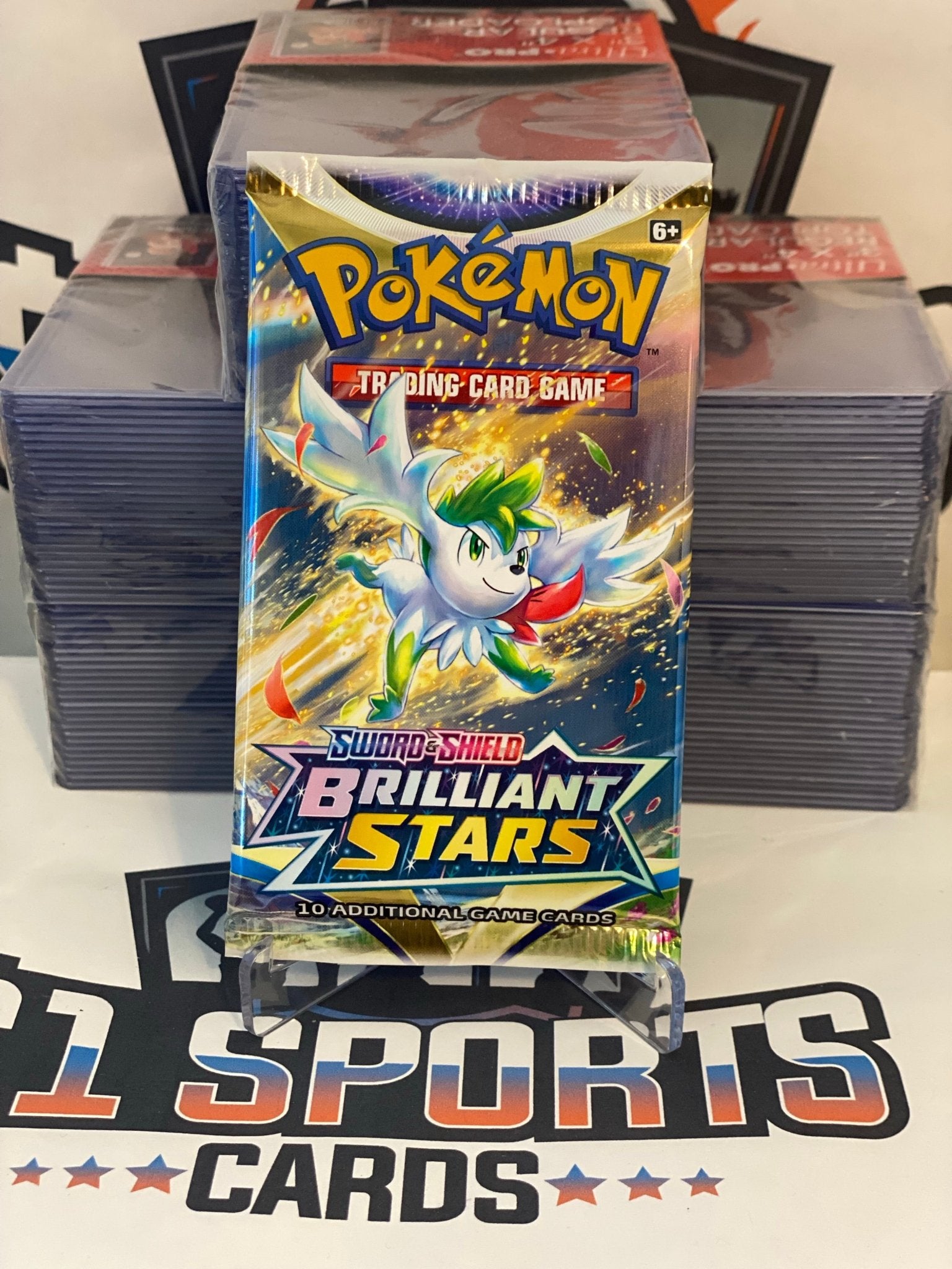 Pokemon TCG: Brilliant Stars Booster Pack – $1 Sports Cards