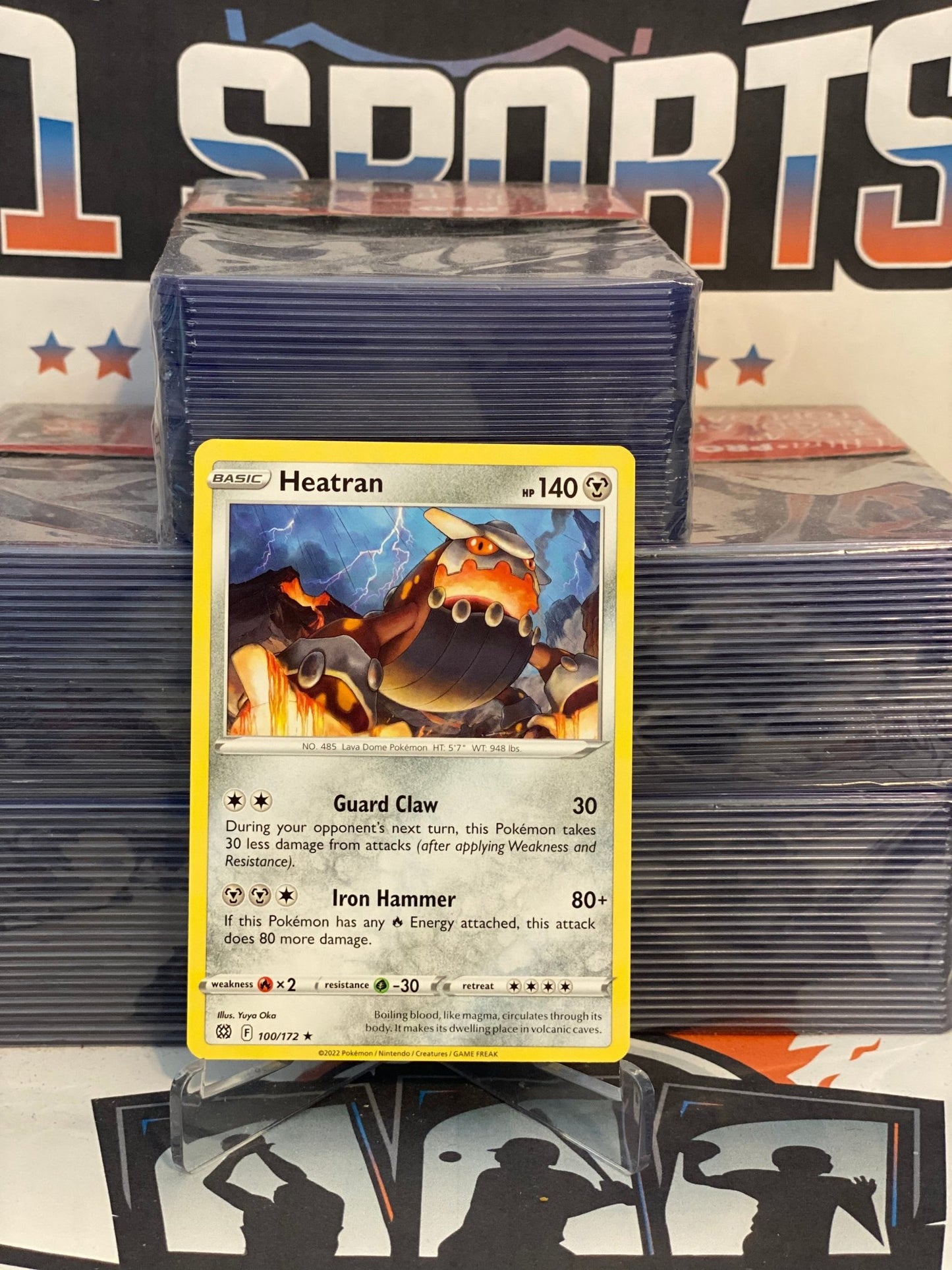 Pokemon TCG: Brilliant Stars - Heatran (Rare) #100