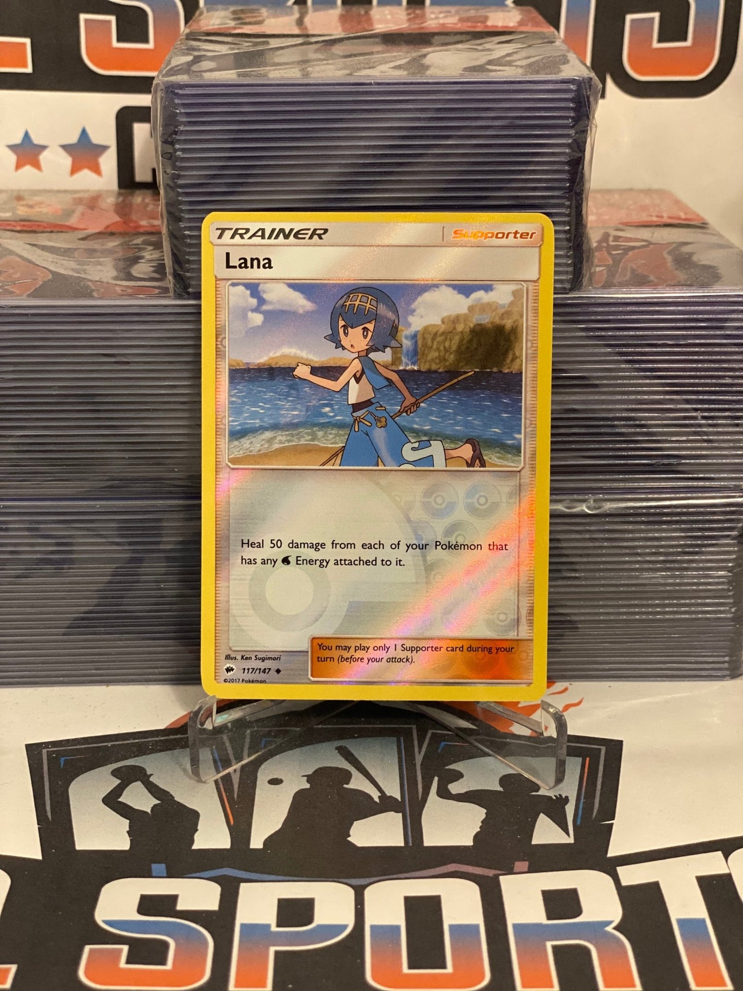 Pokemon TCG: Burning Shadows - Lana (Holo, Uncommon) #117