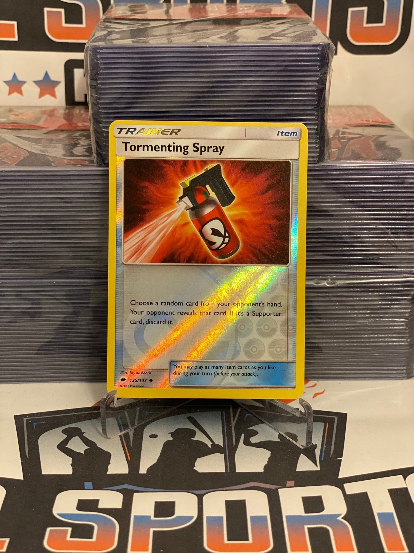 Pokemon TCG: Burning Shadows - Tormenting Spray (Holo, Uncommon) #125