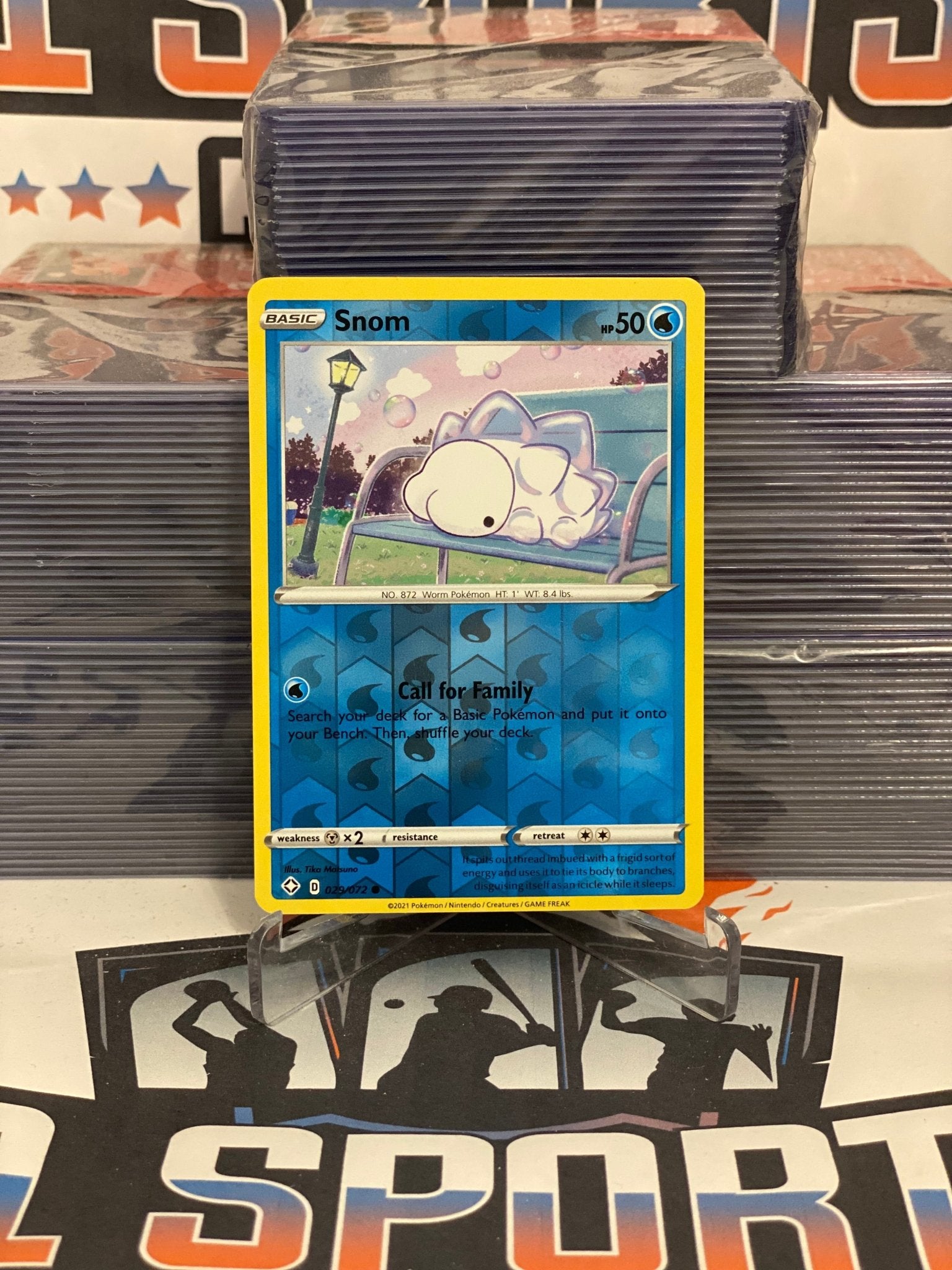 Pokemon TCG: Shining Fates - Snom (Reverse Holo, Common) #29  $1 Sports  Cards