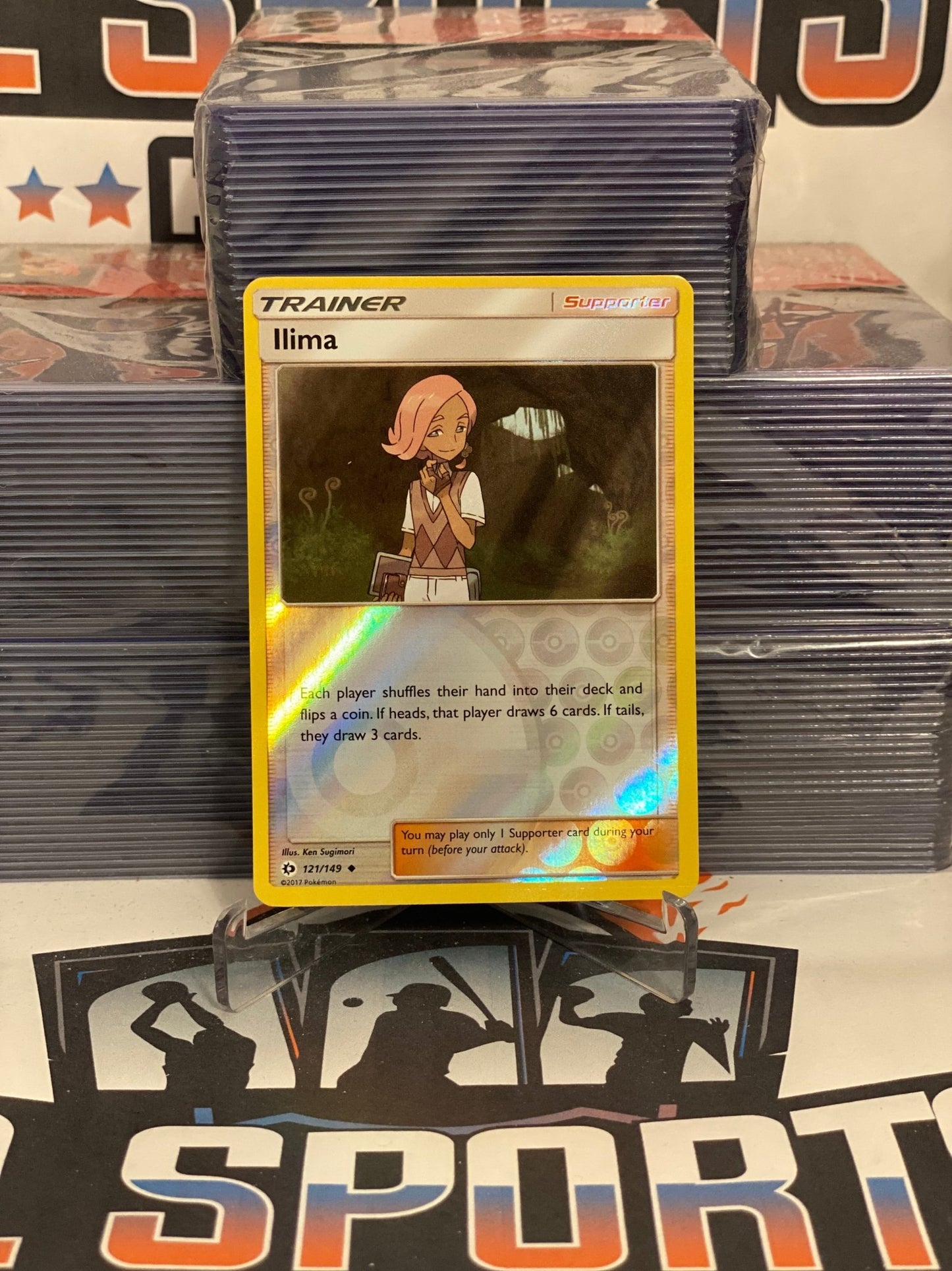 Pokemon TCG: Sun & Moon - Ilima (Holo, Uncommon) #121