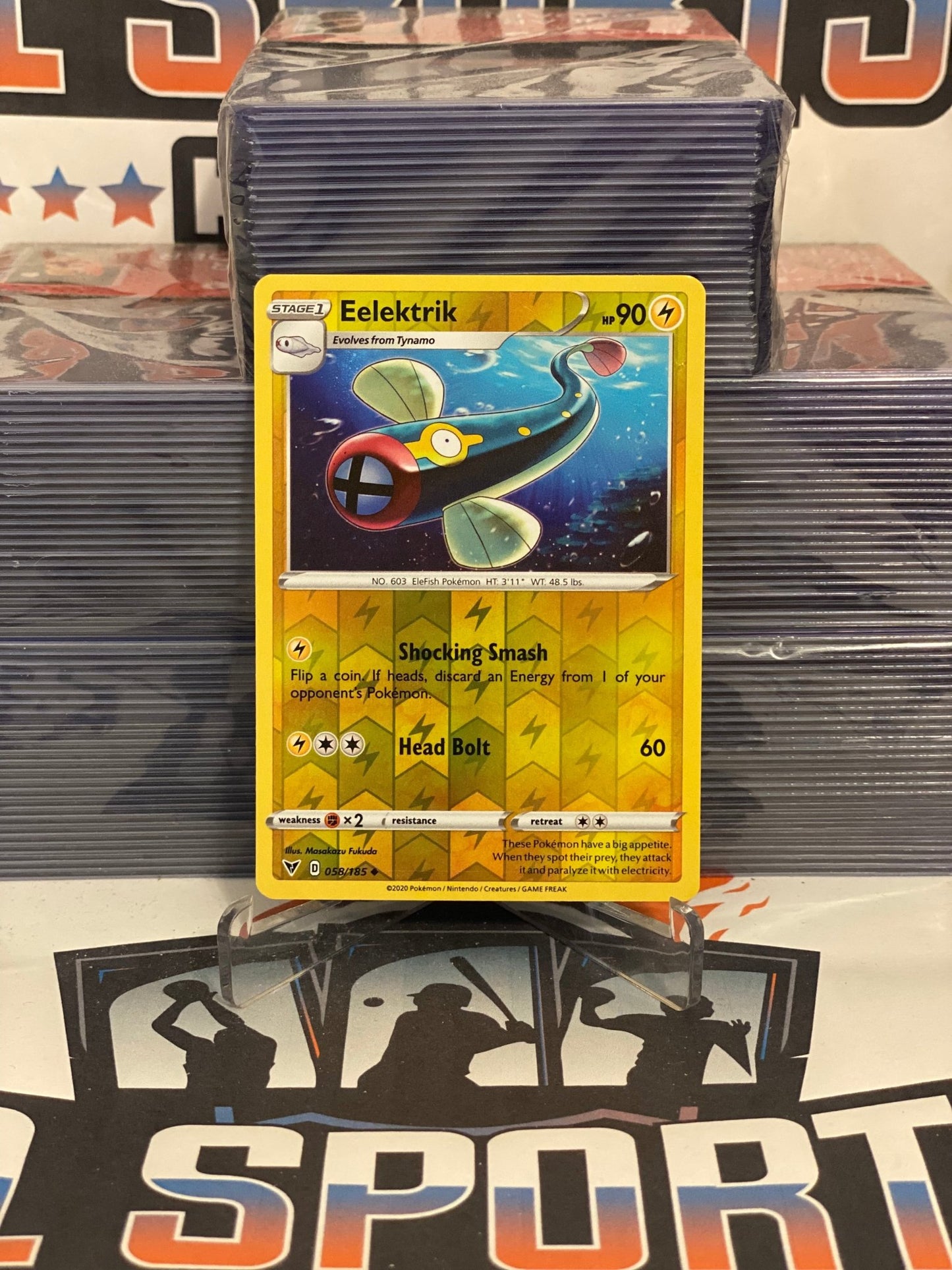 Pokemon TCG: Vivid Voltage - Eelektrik (Holo, Uncommon) #58