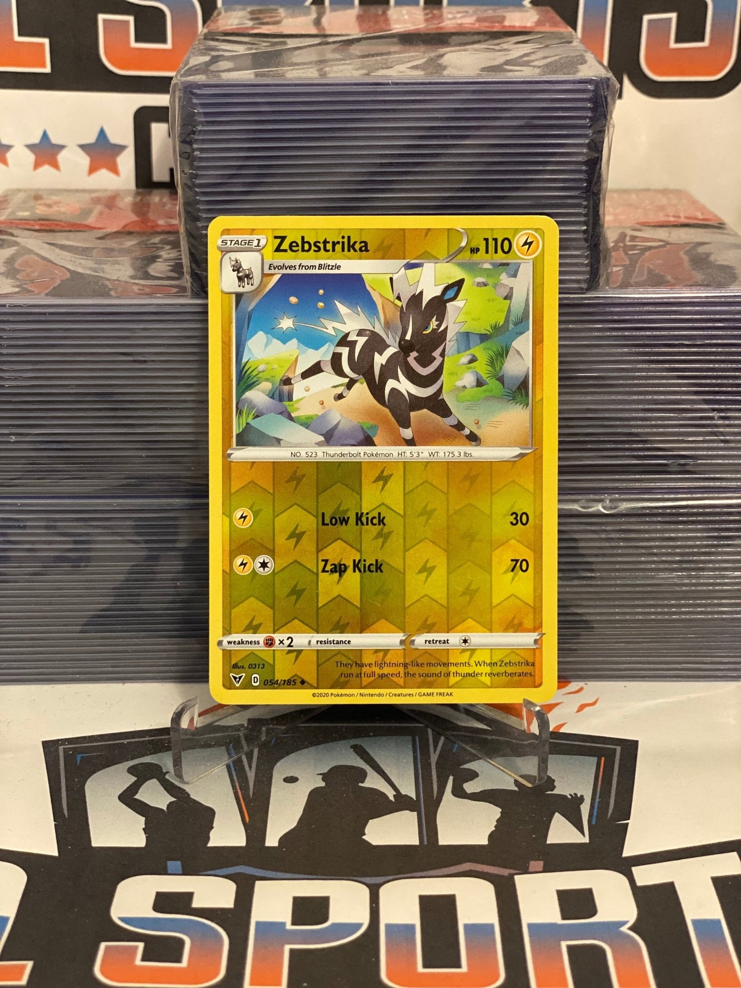 Pokemon TCG: Vivid Voltage - Zebstrika (Holo, Uncommon) #54