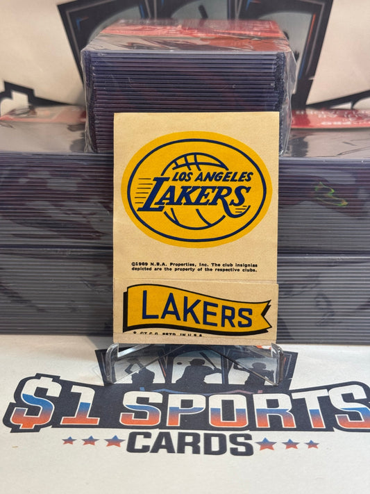 1969 Topps (ABA & NBA Sticker) Los Angeles Lakers #NNO