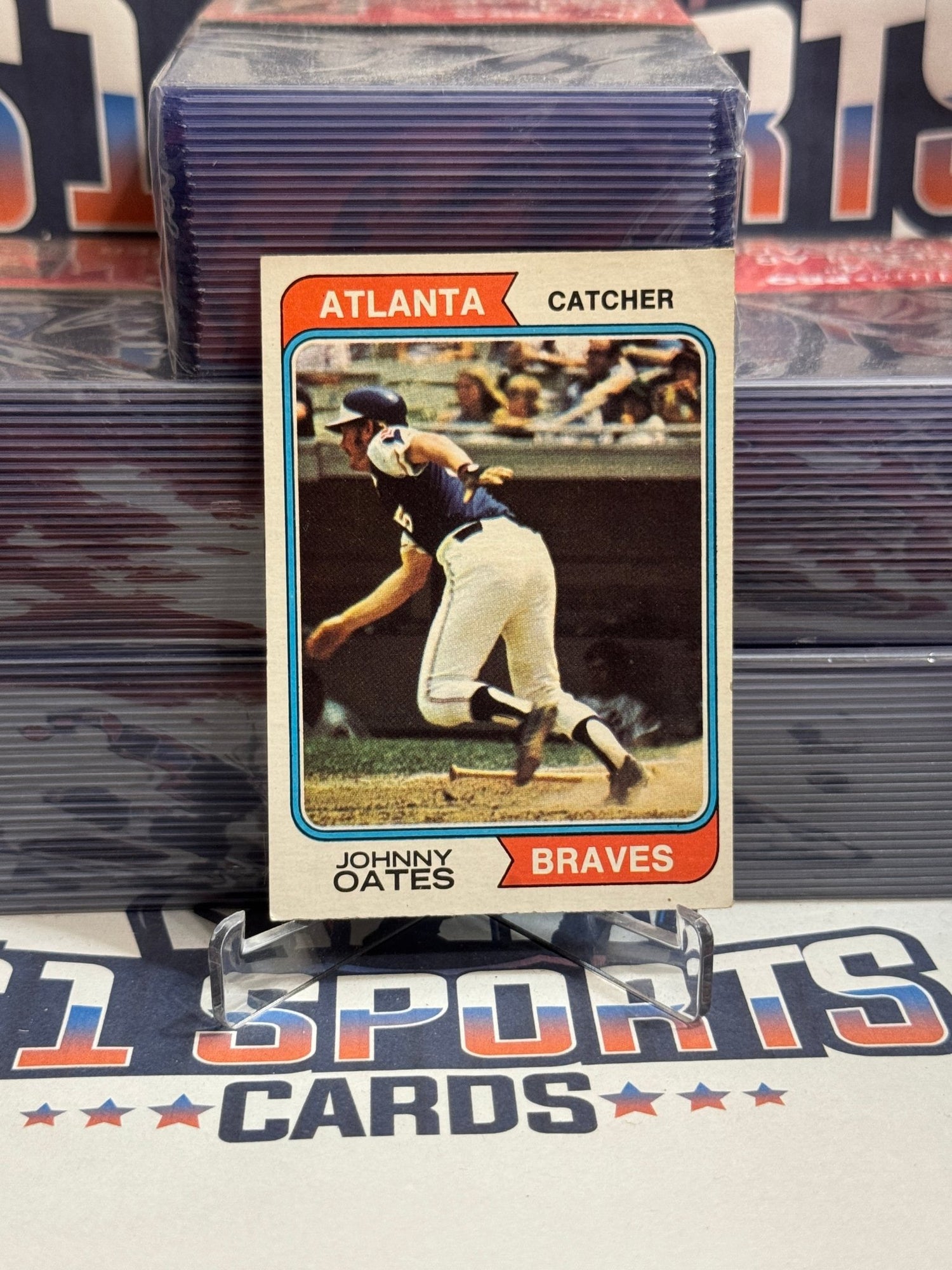 1974 Topps Johnny Oates #183