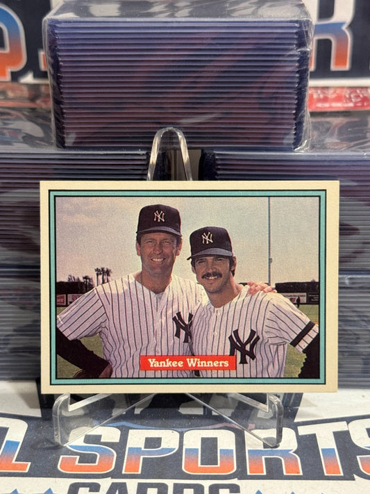 1981 Donruss (Yankee Winners) Tommy John & Ron Guidry #558