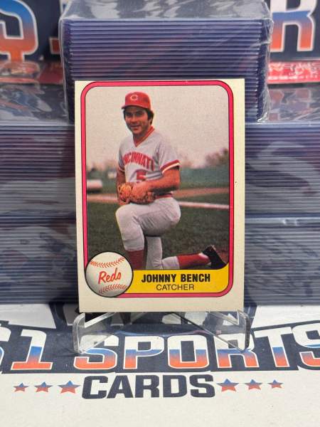 1981 Fleer Johnny Bench #196