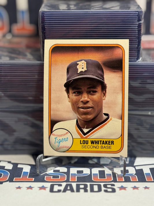 1981 Fleer Lou Whitaker 463