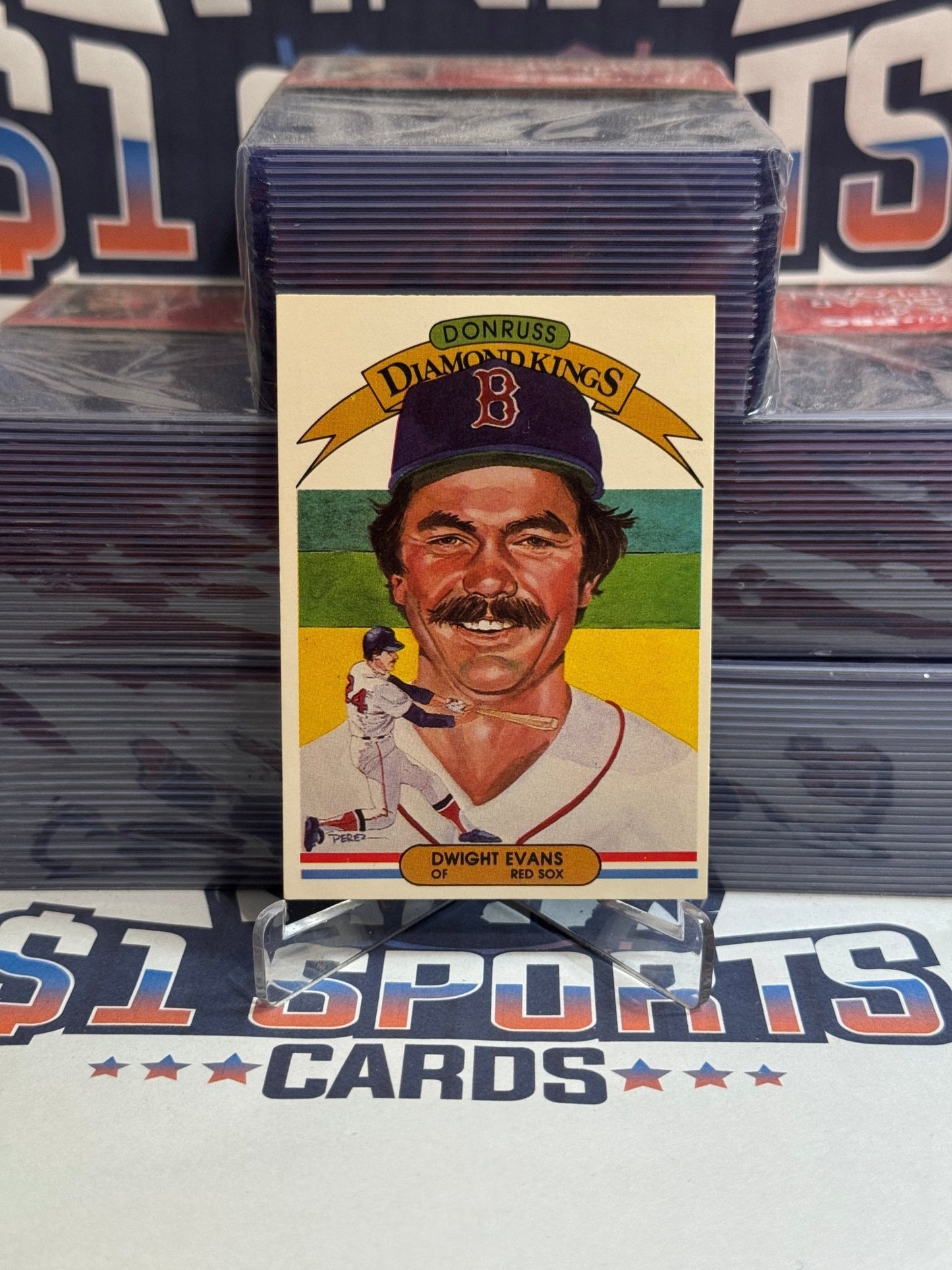 1982 Donruss (Diamond Kings) Dwight Evans #7