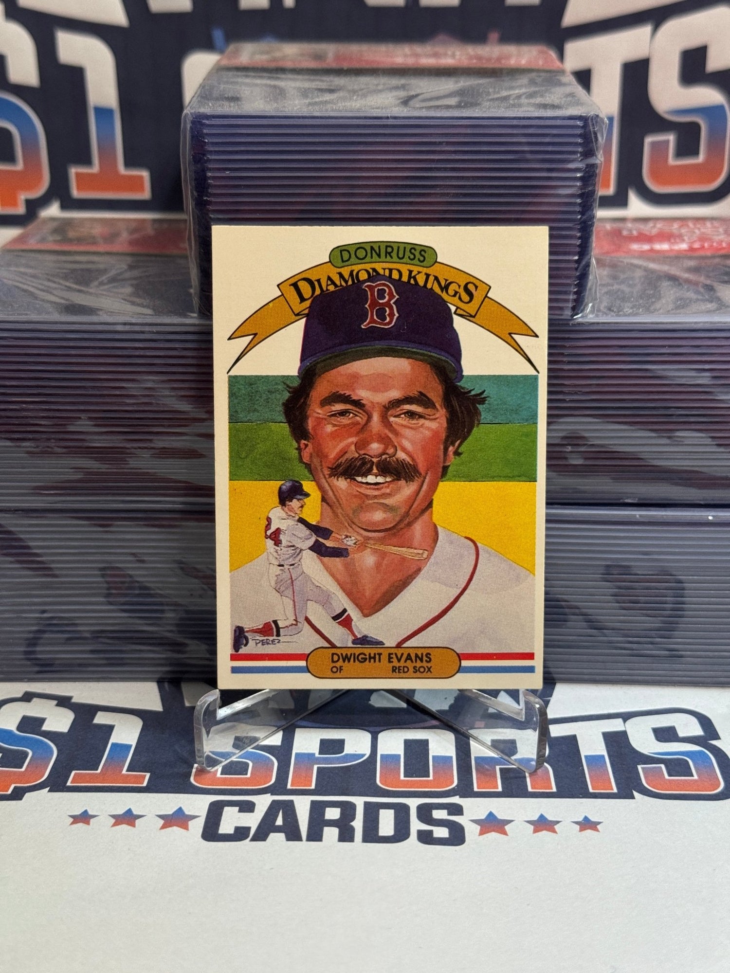 1982 Donruss (Diamond Kings) Dwight Evans #7