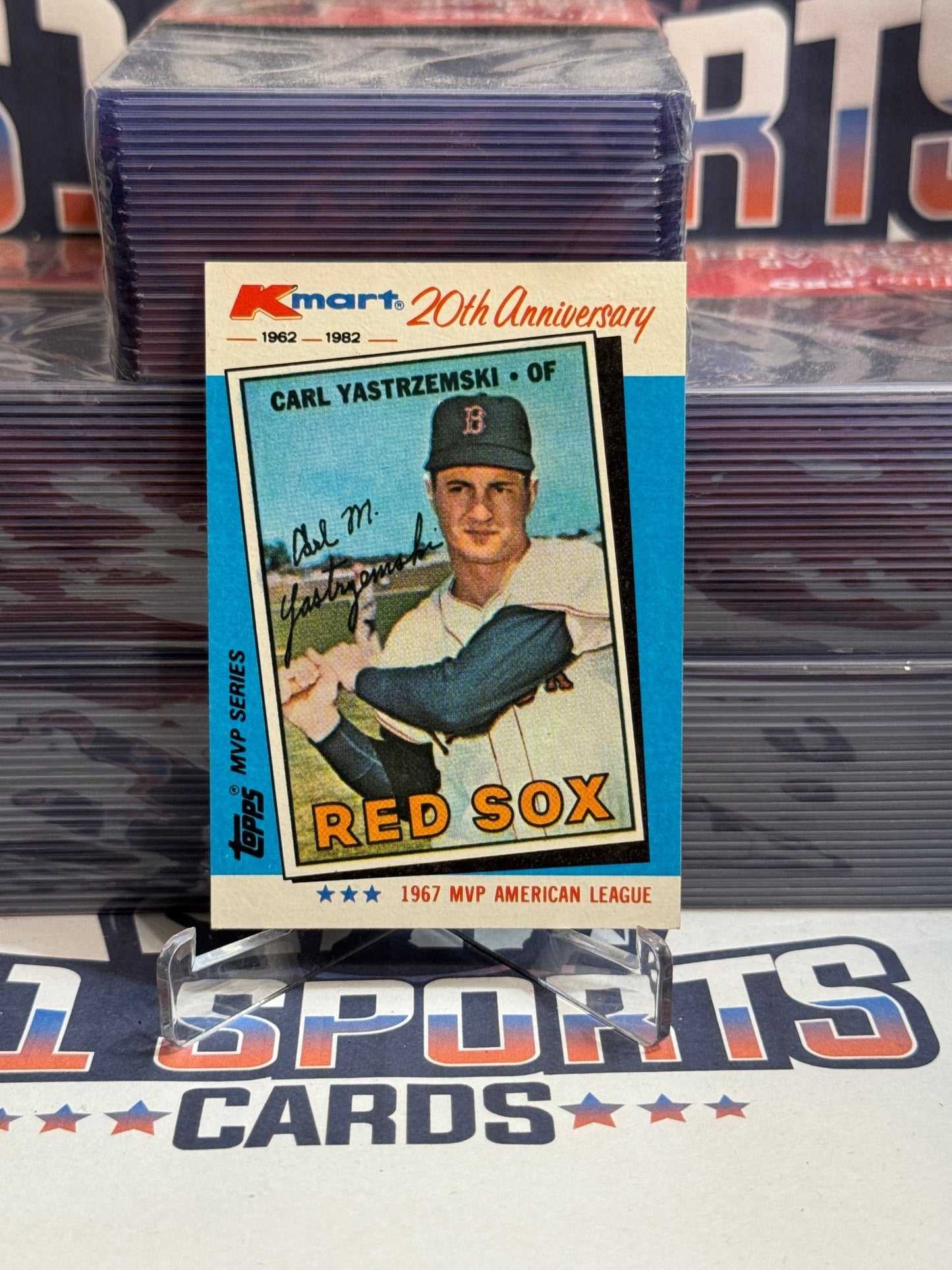 1982 Topps (Kmart 20th Anniversary) Carl Yastrzemski #11