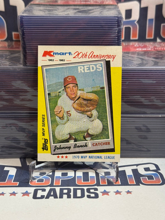 1982 Topps (Kmart 20th Anniversary) Johnny Bench #18