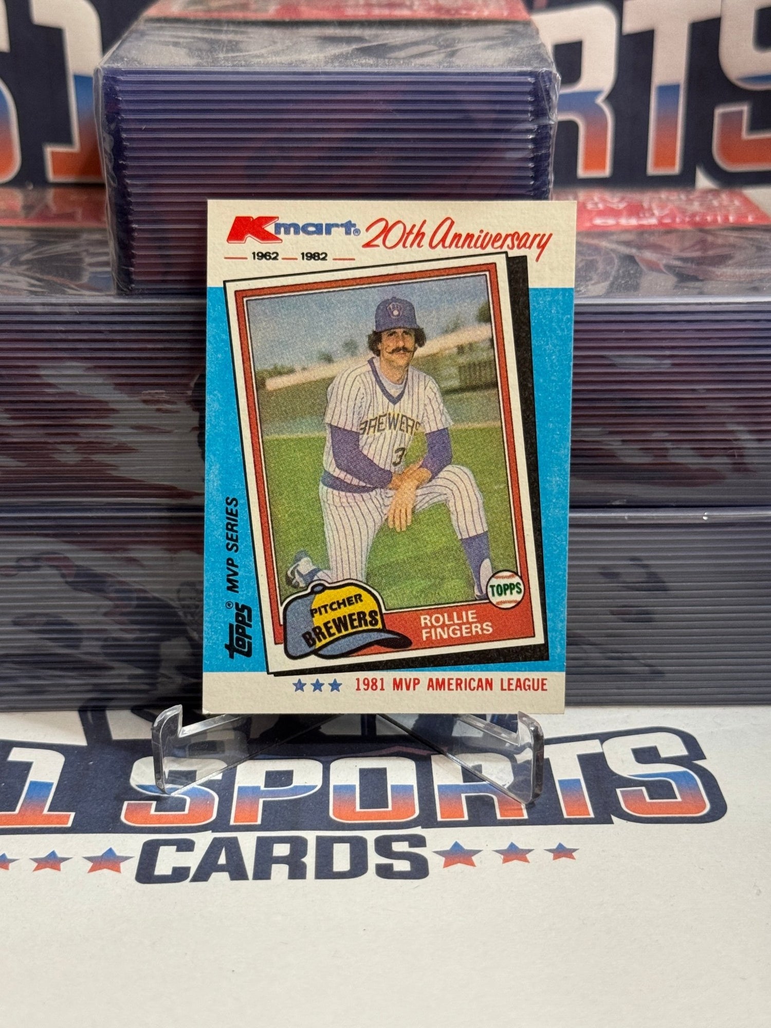 1982 Topps (Kmart 20th Anniversary) Rollie Fingers #40