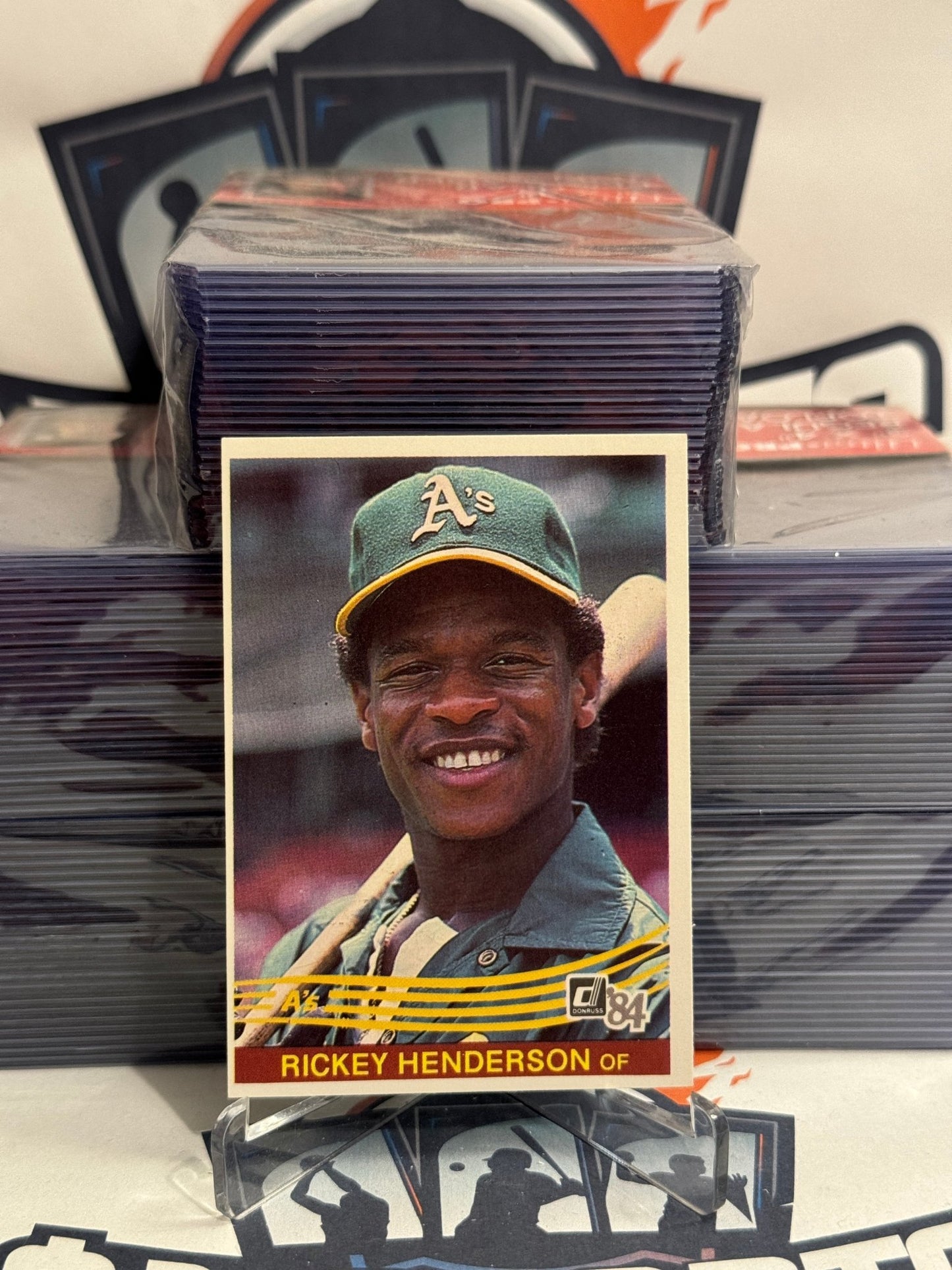 1984 Donruss Rickey Henderson #54