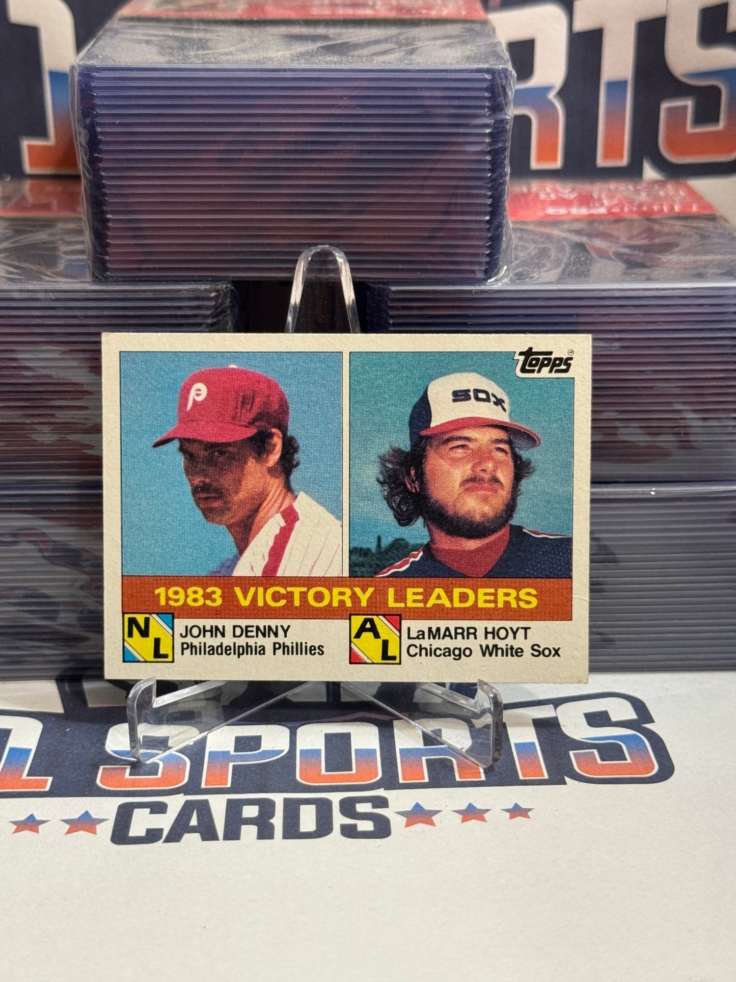 1984 Topps (Leaders) John Denny & LaMarr Hoyt #135