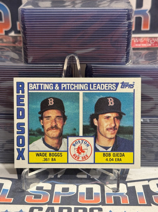 1984 Topps (Red Sox Leaders) Wade Boggs & Bob Ojeda #786