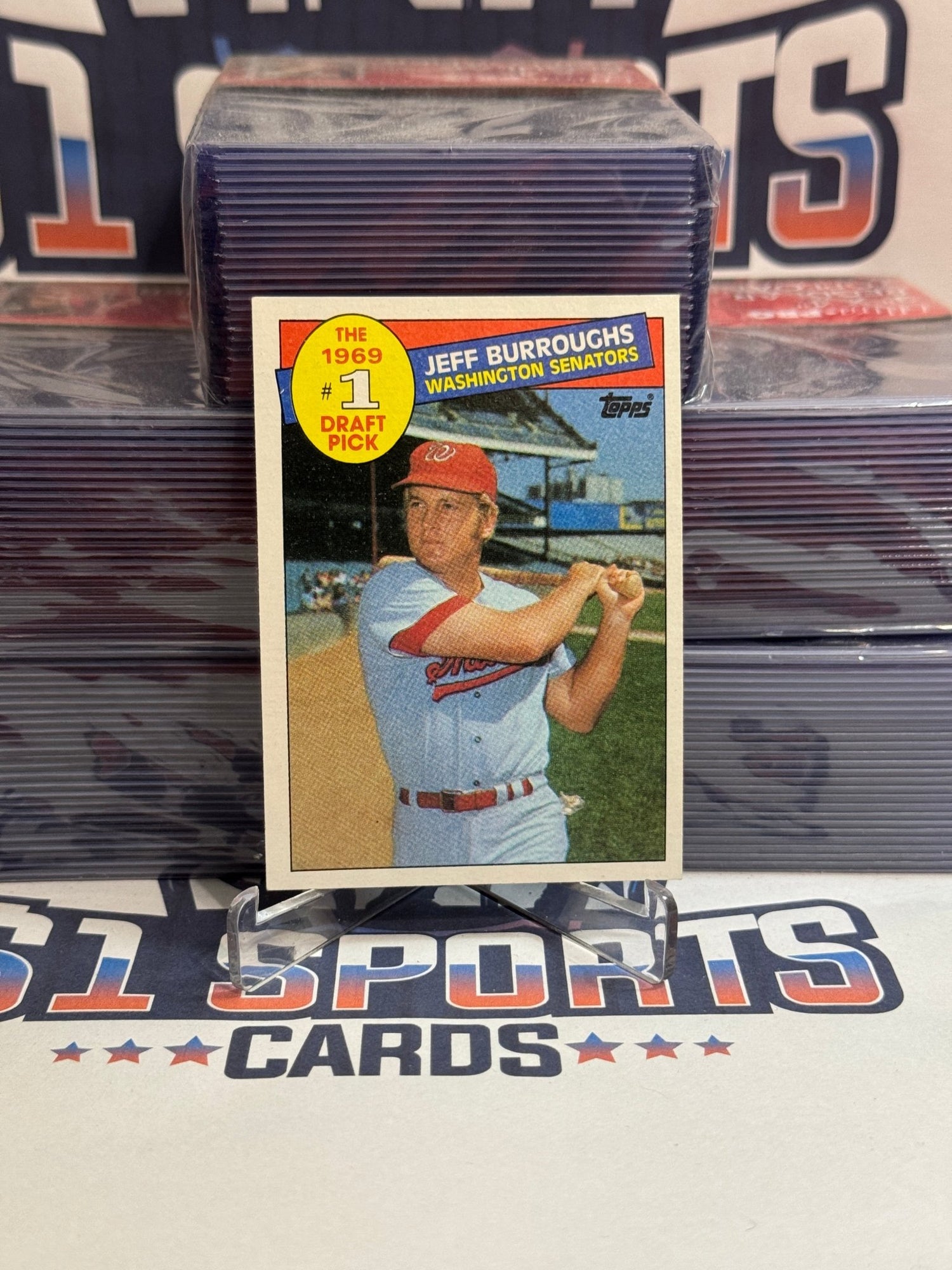 1985 Topps (#1 Draft Pick) Jeff Burroughs #272