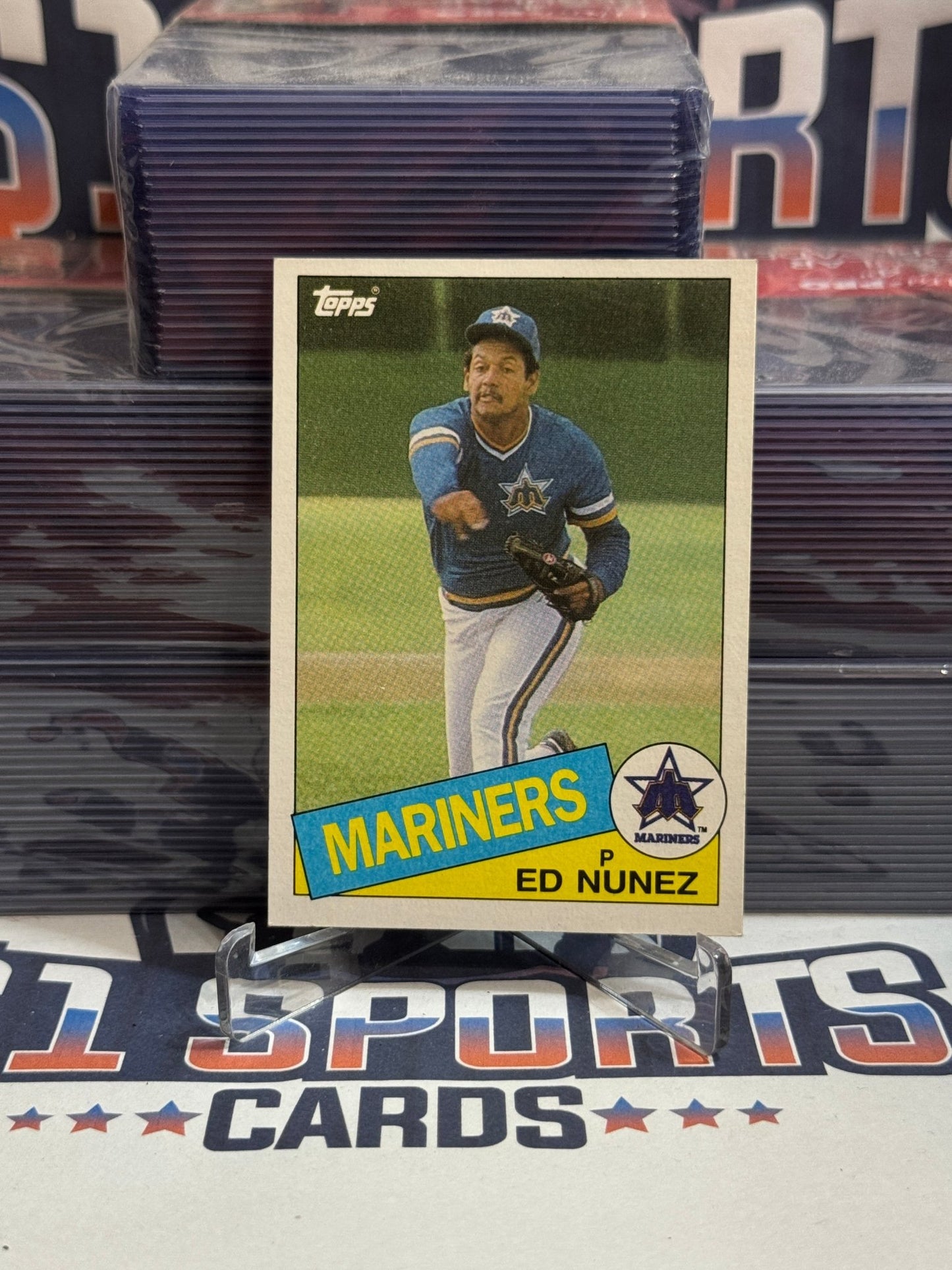 1985 Topps Ed Nunez Rookie #34