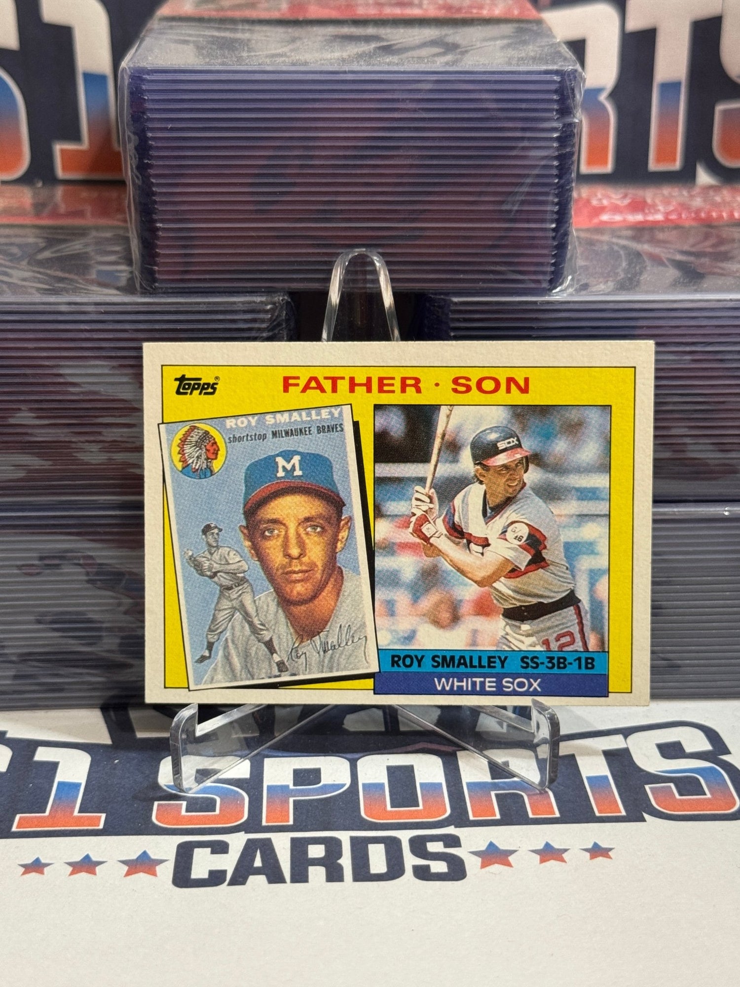 1985 Topps (Father & Son) Roy Smalley #140