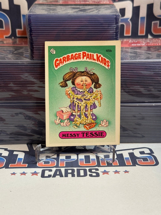 1985 Topps Garbage Pail Kids (Glossy) Messie Tessie #45b