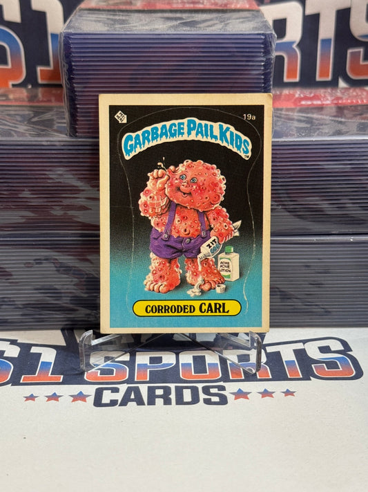 1985 Topps Garbage Pail Kids (Matte) Corroded Carl #19a