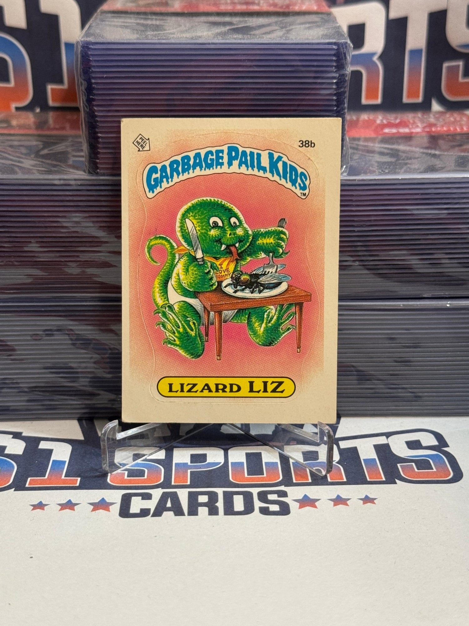 1985 Topps Garbage Pail Kids (Matte) Lizard Liz #38b