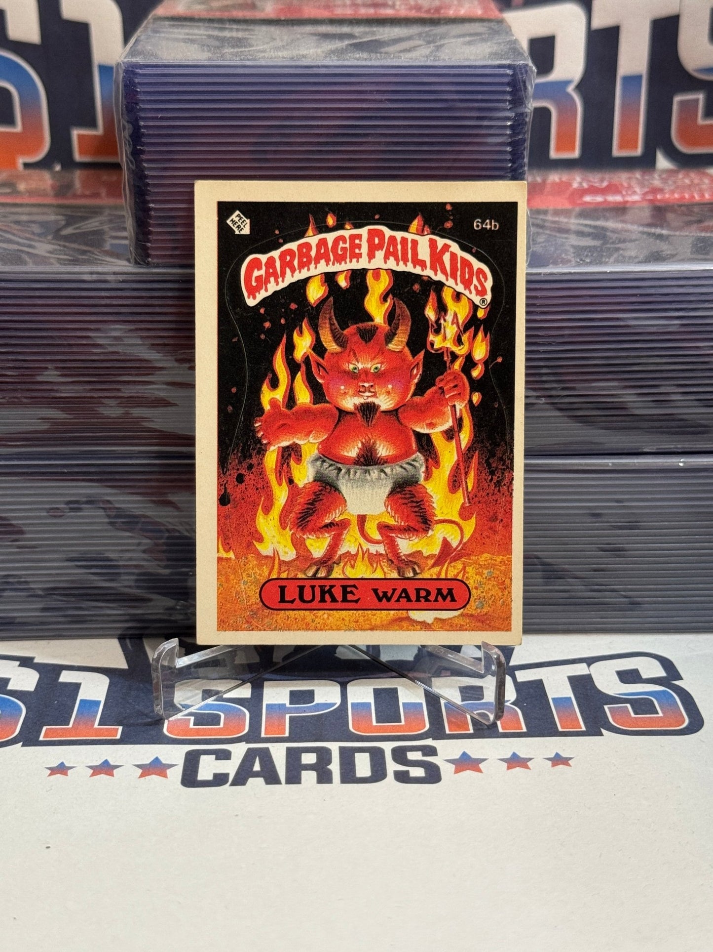 1985 Topps Garbage Pail Kids (Matte) Luke Warm #64b