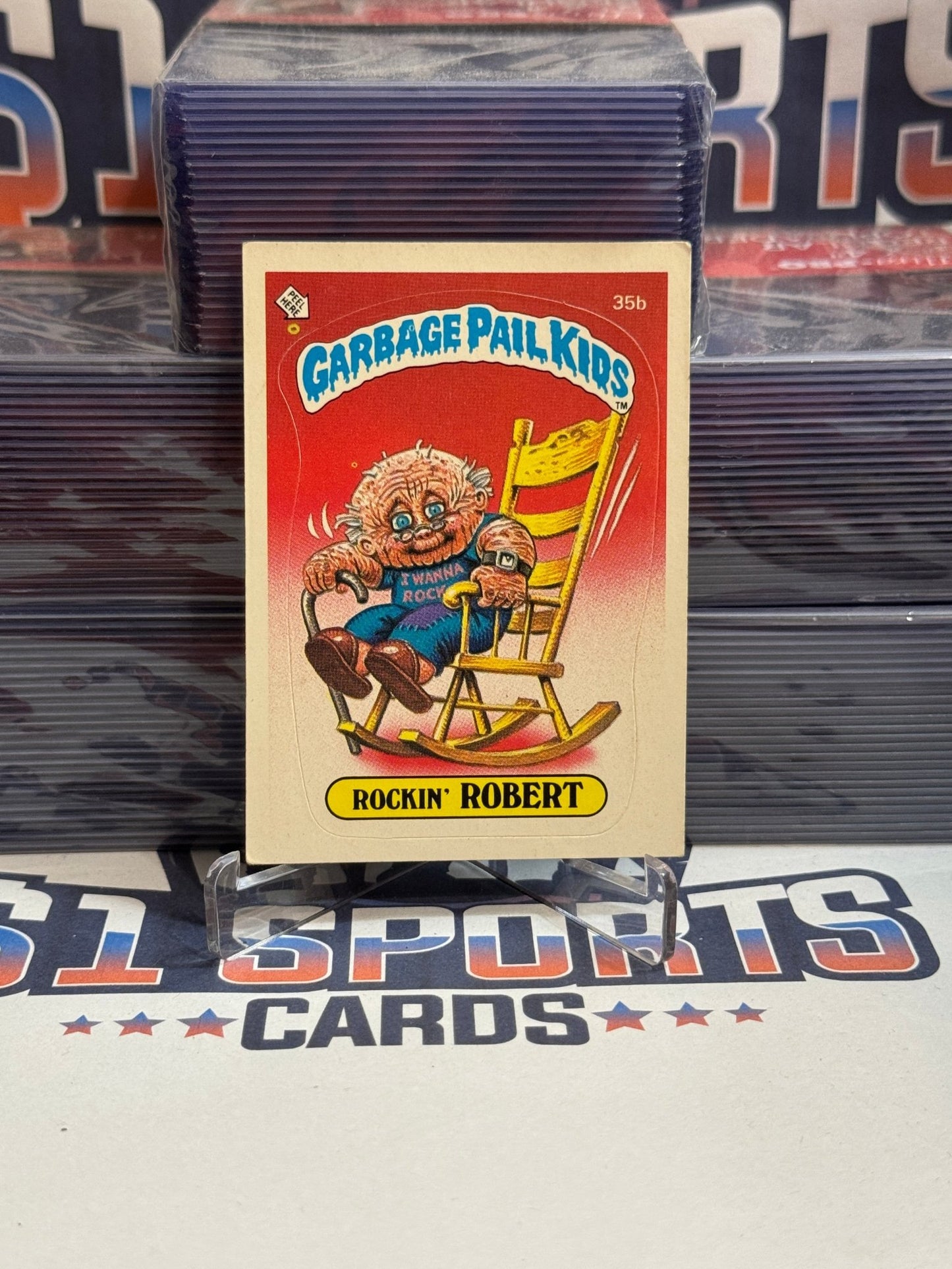 1985 Topps Garbage Pail Kids (Matte) Rockin' Robert #35b