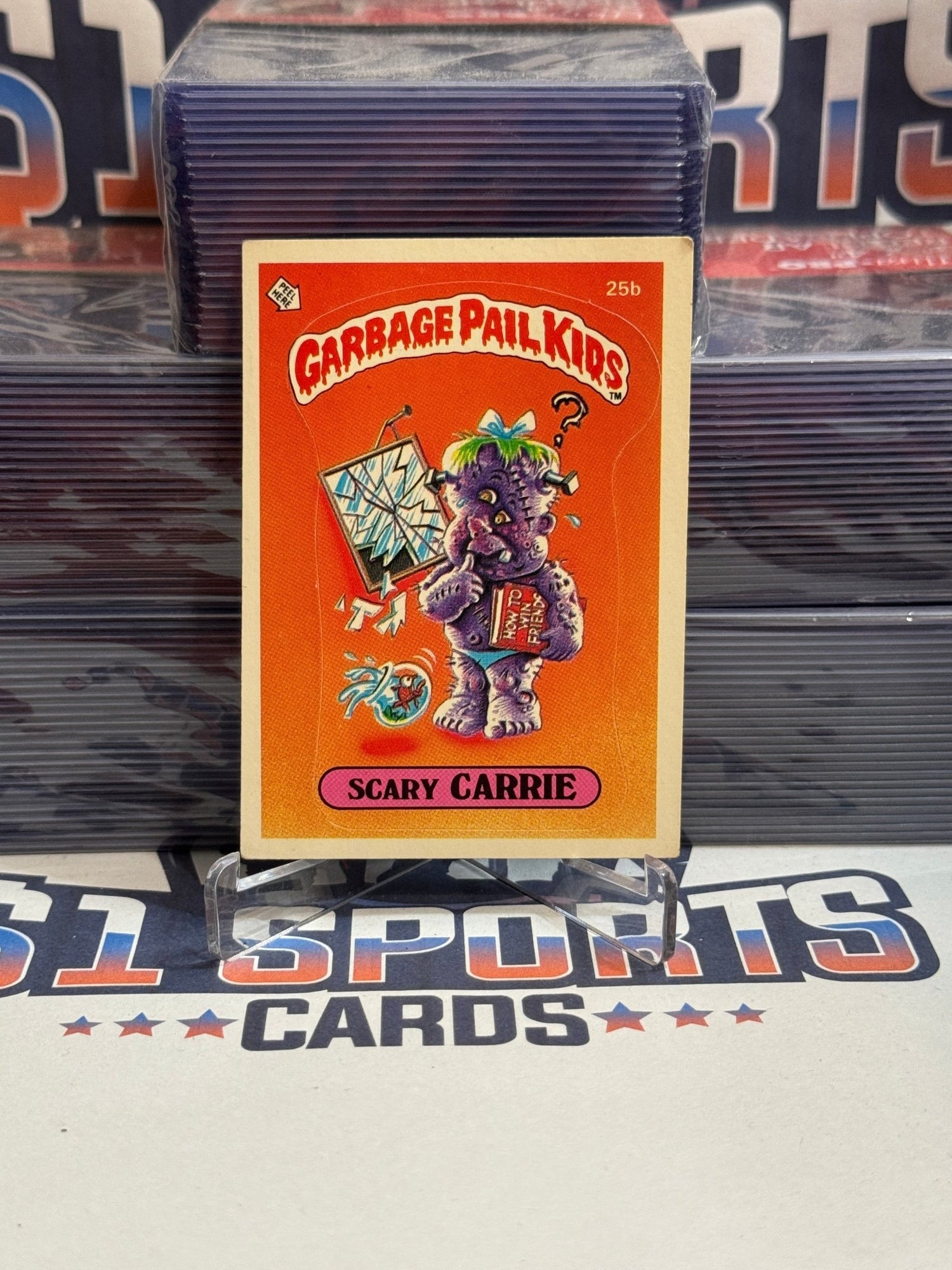 1985 Topps Garbage Pail Kids (Matte) Scary Carrie #25b