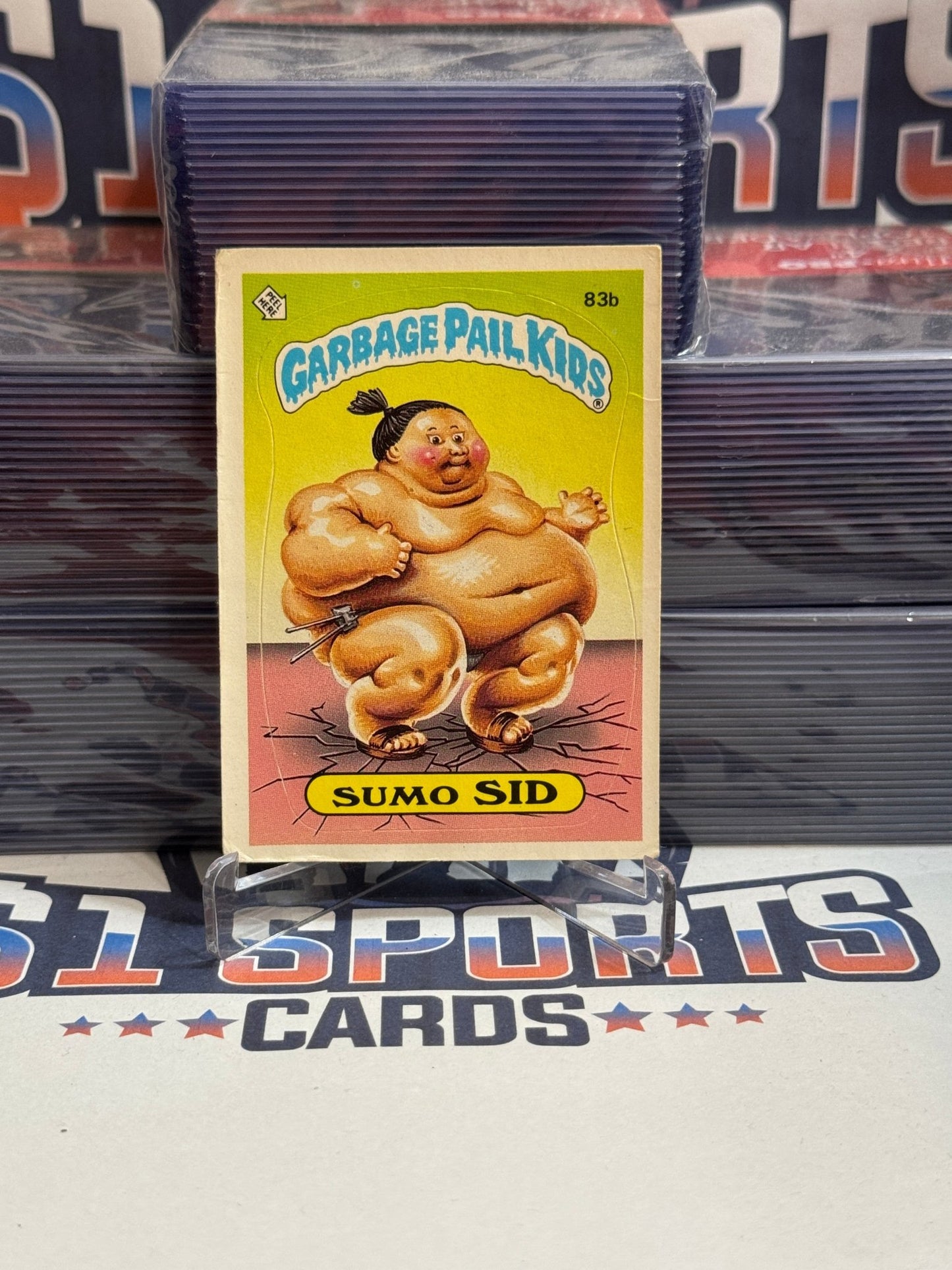 1985 Topps Garbage Pail Kids (Matte) Sumo Sid #83b