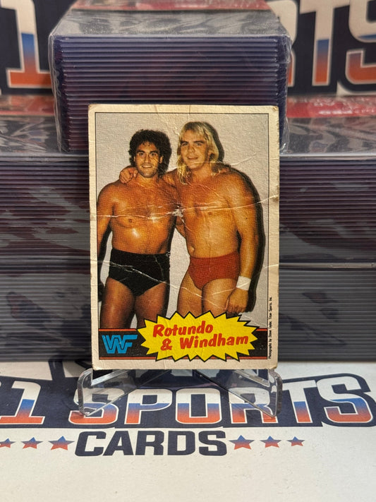 1985 Topps WWE Barry Windham & Mike Rorundo Rookie #18